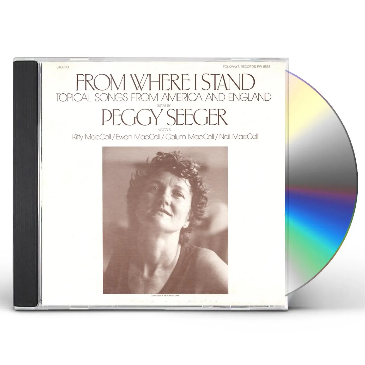 Peggy Seeger FROM WHERE I STAND: TOPICAL SONGS FROM AMERICA CD