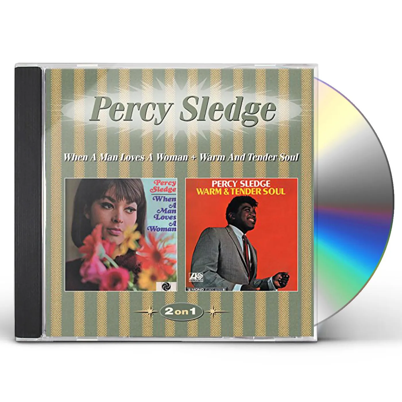 Percy Sledge WHEN A MAN LOVES A WOMAN / WARM & TENDER SOUL CD