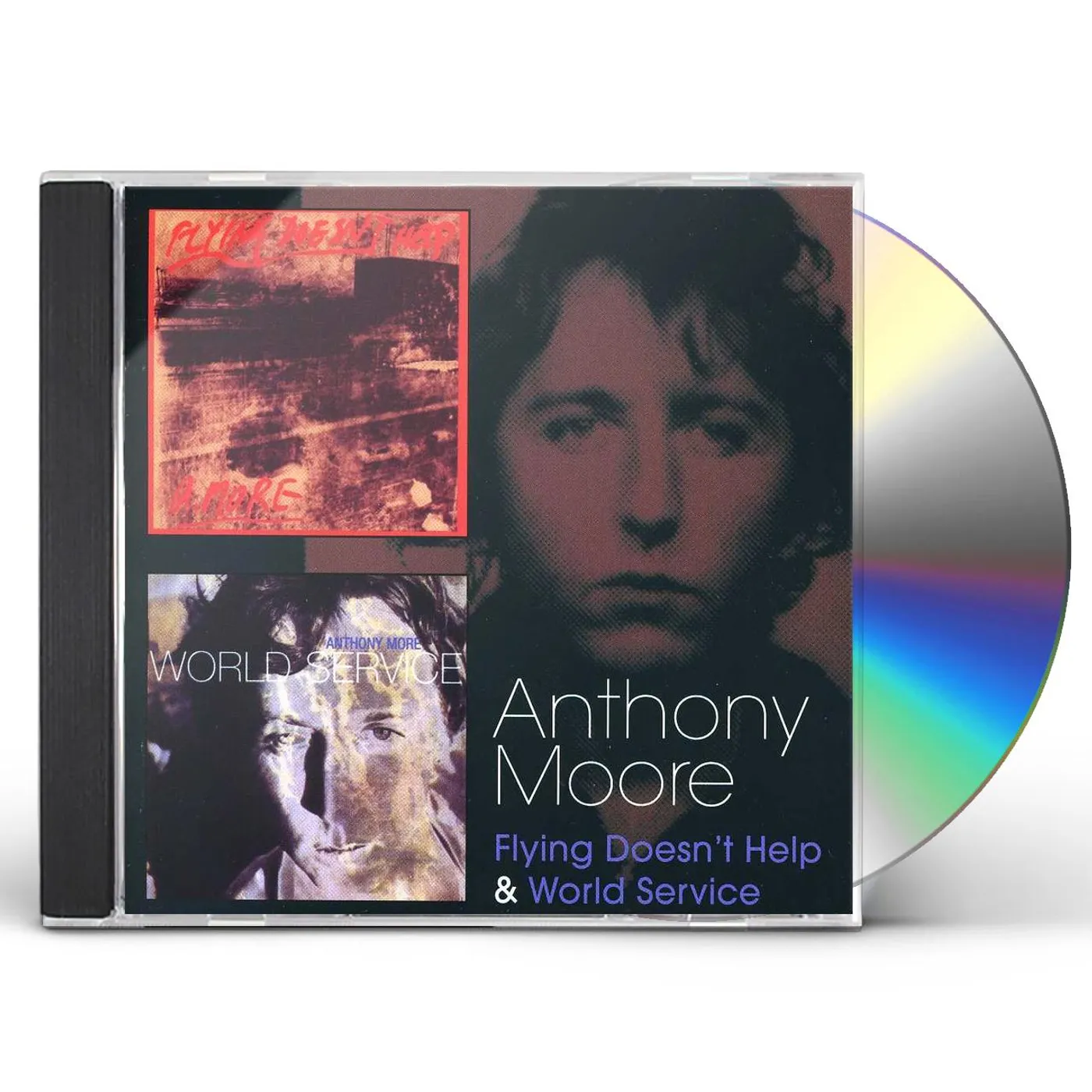 Anthony Moore FLYING DOESN'T HELP / WORLD SERVICE CD