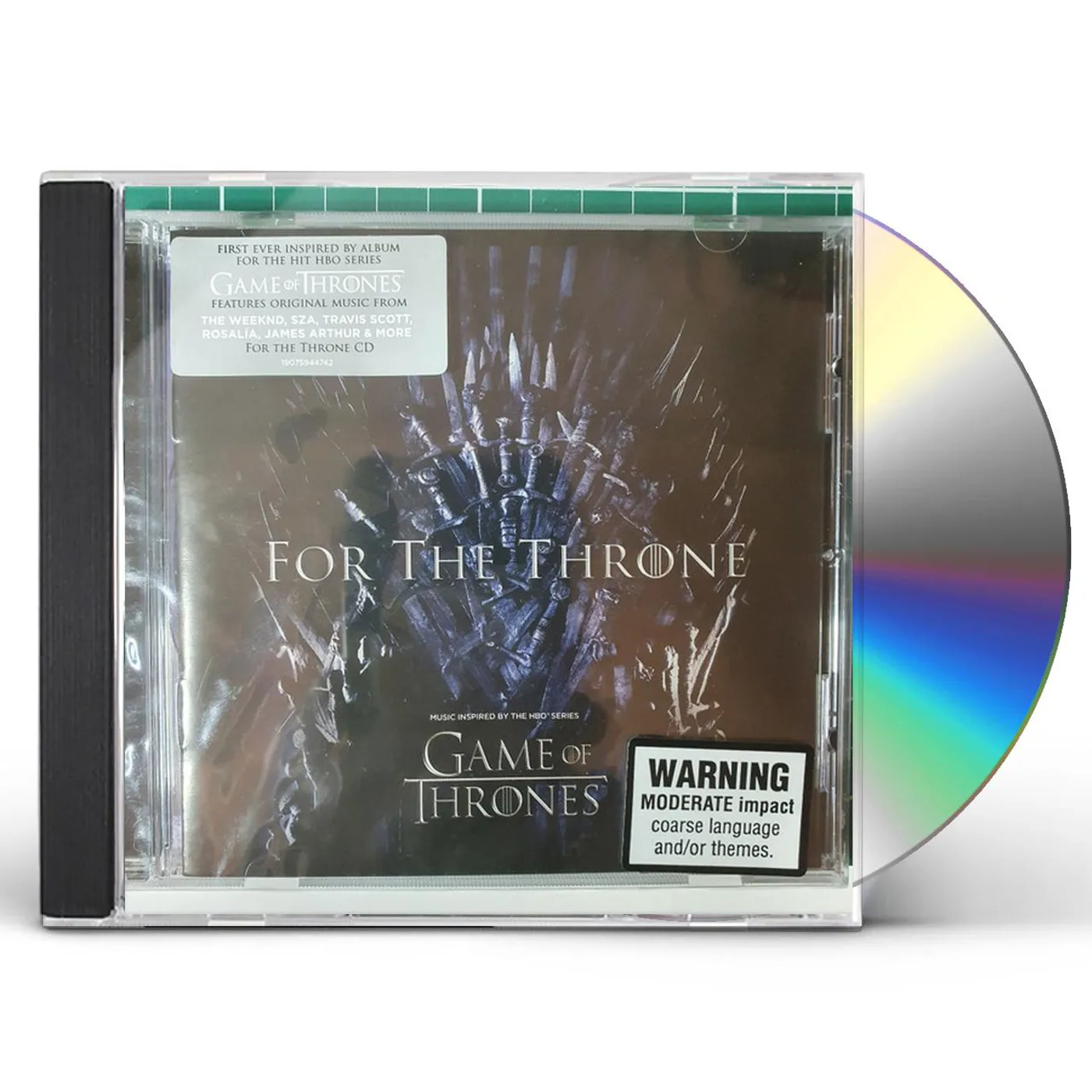 Various Artists  FOR THE THRONES - INSPIRED BY THE HBO SERIES GOT CD