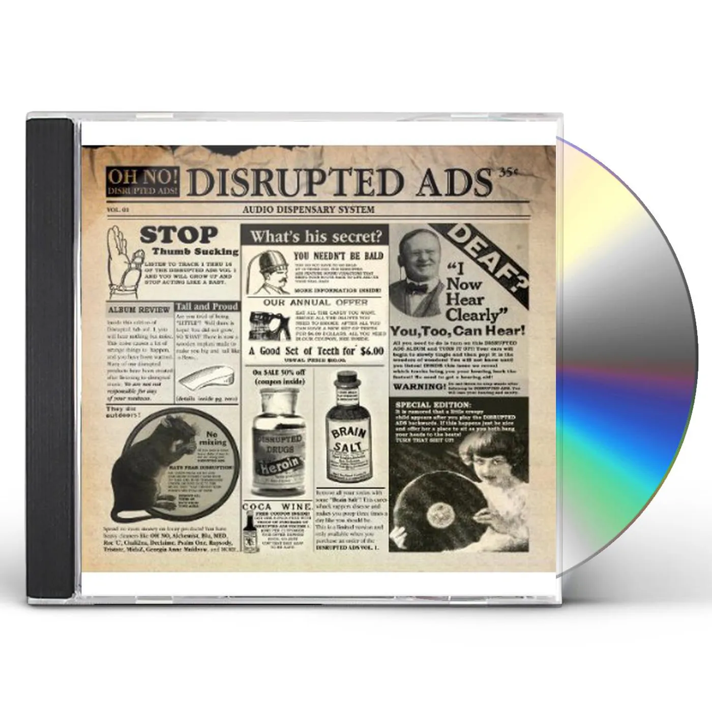 Oh No DISRUPTED ADS CD