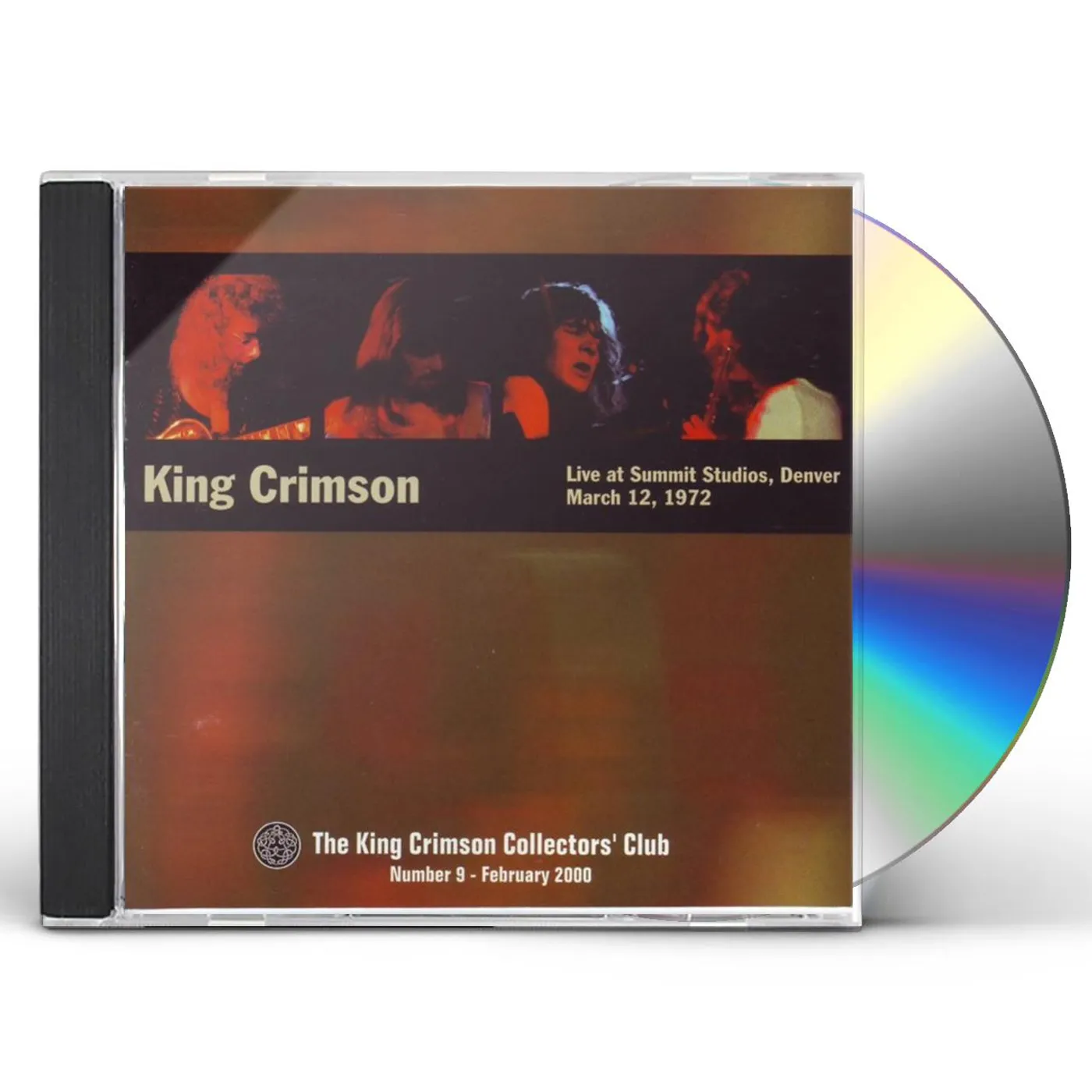 King Crimson LIVE AT SUMMIT STUDIOS DENVER MARCH 12 1972 CD
