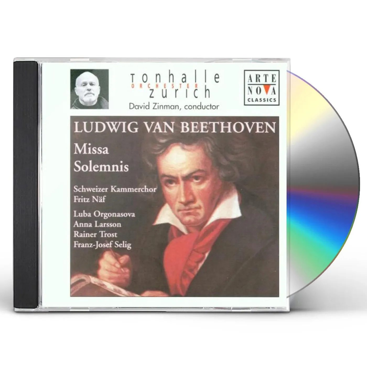 David Zinman BEETHOVEN: MISSA SOLEMNIS CD