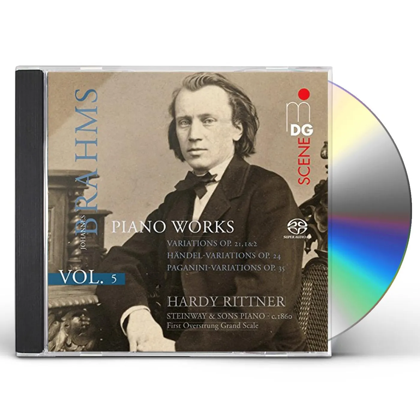 Hardy Rittner BRAHMS: PIANO WORKS 5 CD