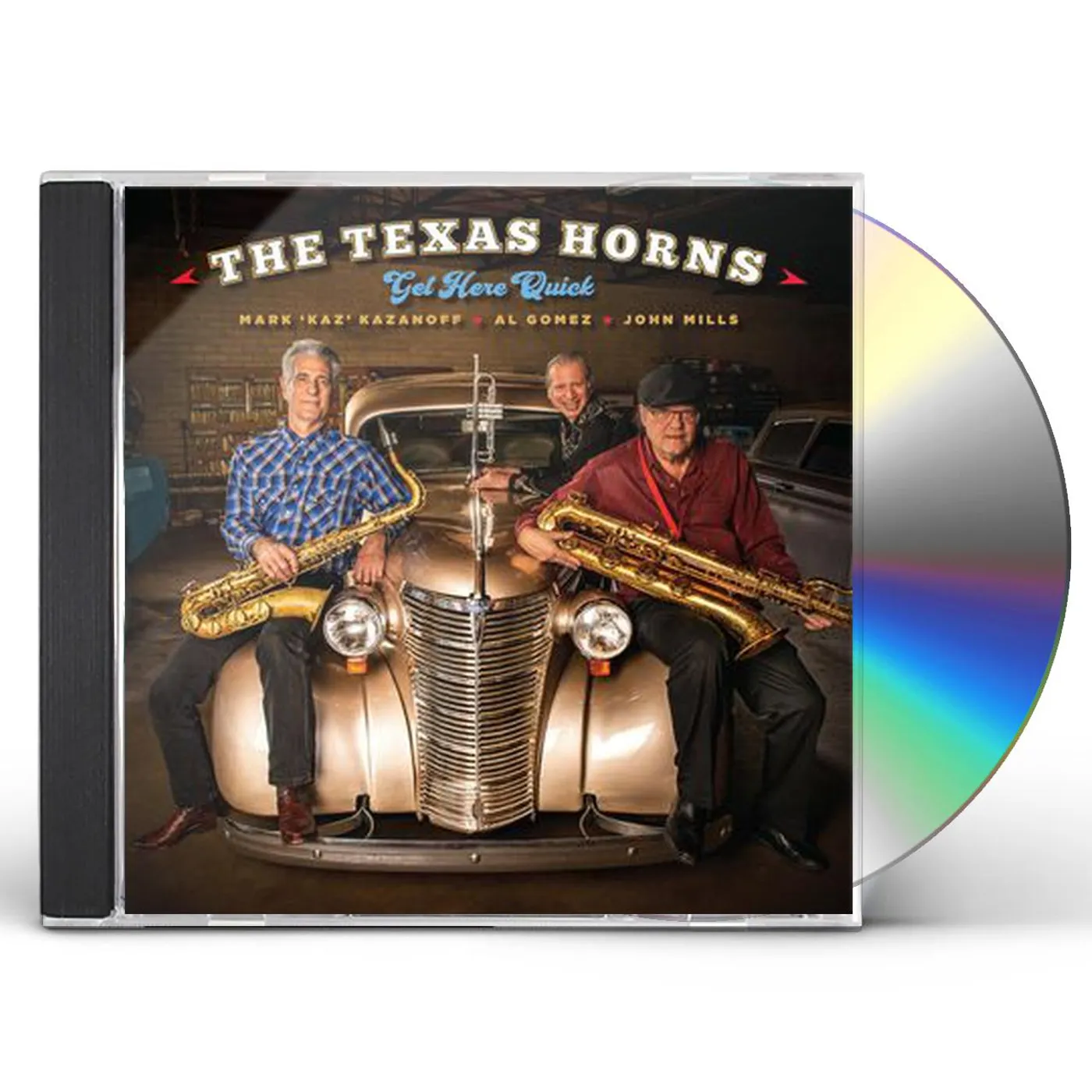 The Texas Horns GET HERE QUICK CD