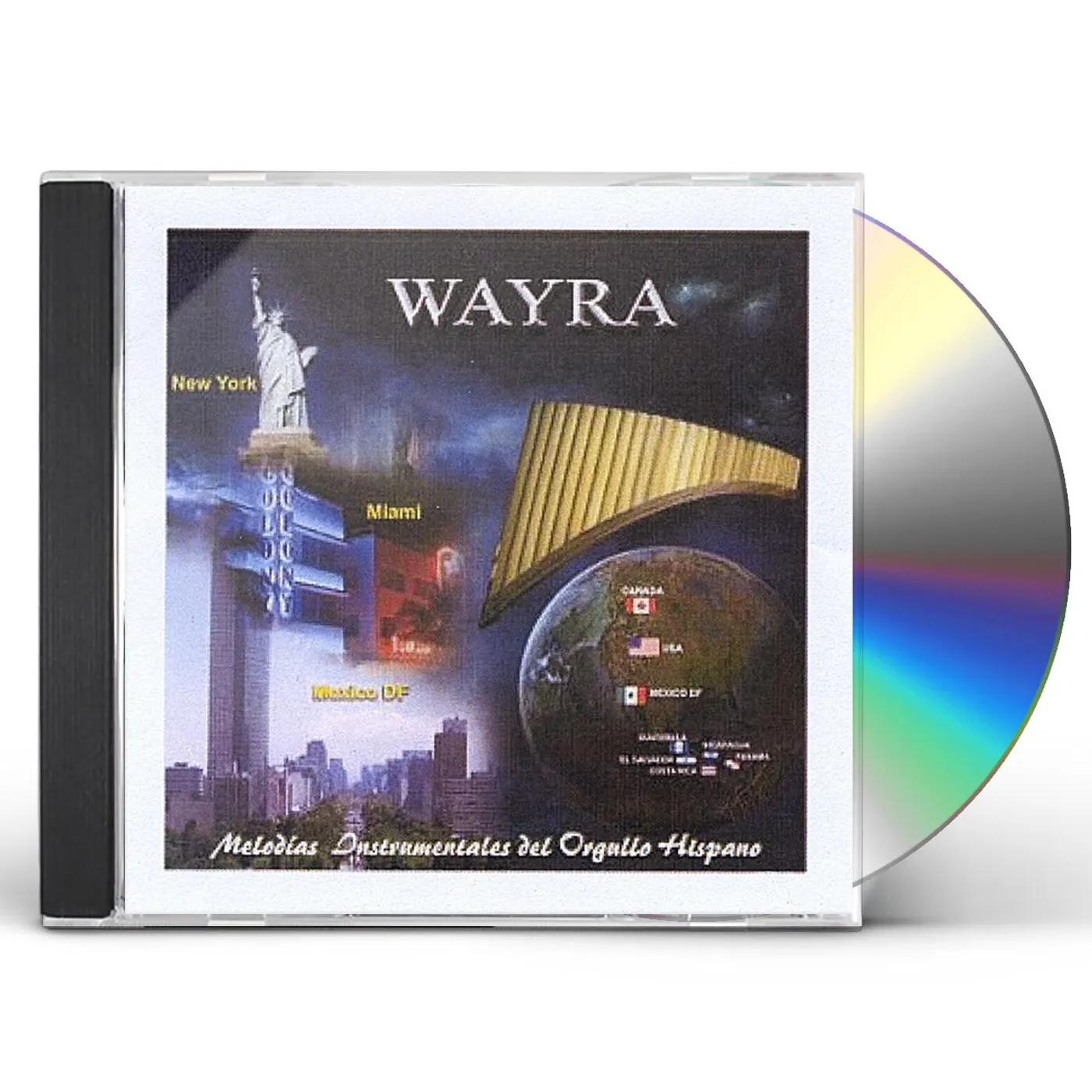 Wayra MELODIAS INSTRUMENTALES DEL ORGULLO HISPANO I CD