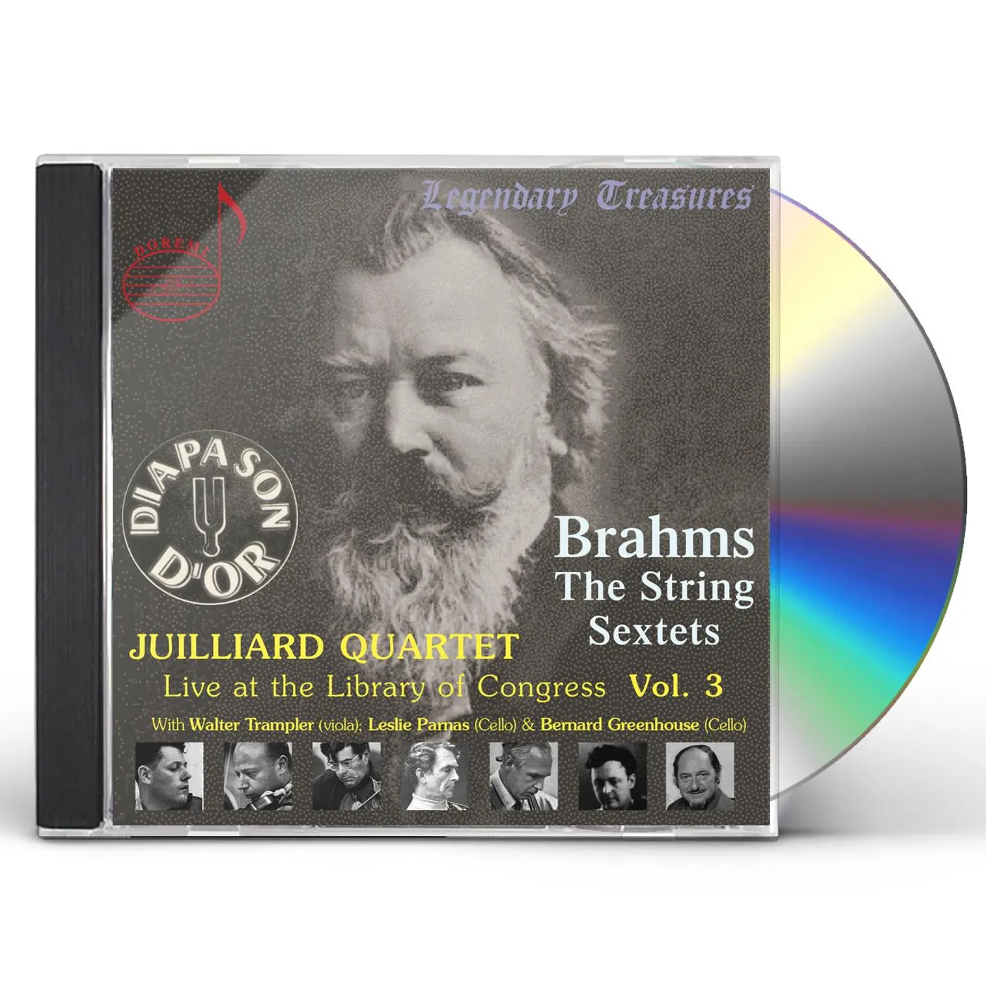 Juilliard String Quartet LIVE AT THE LIBRARY OF CONGRESS 3 CD