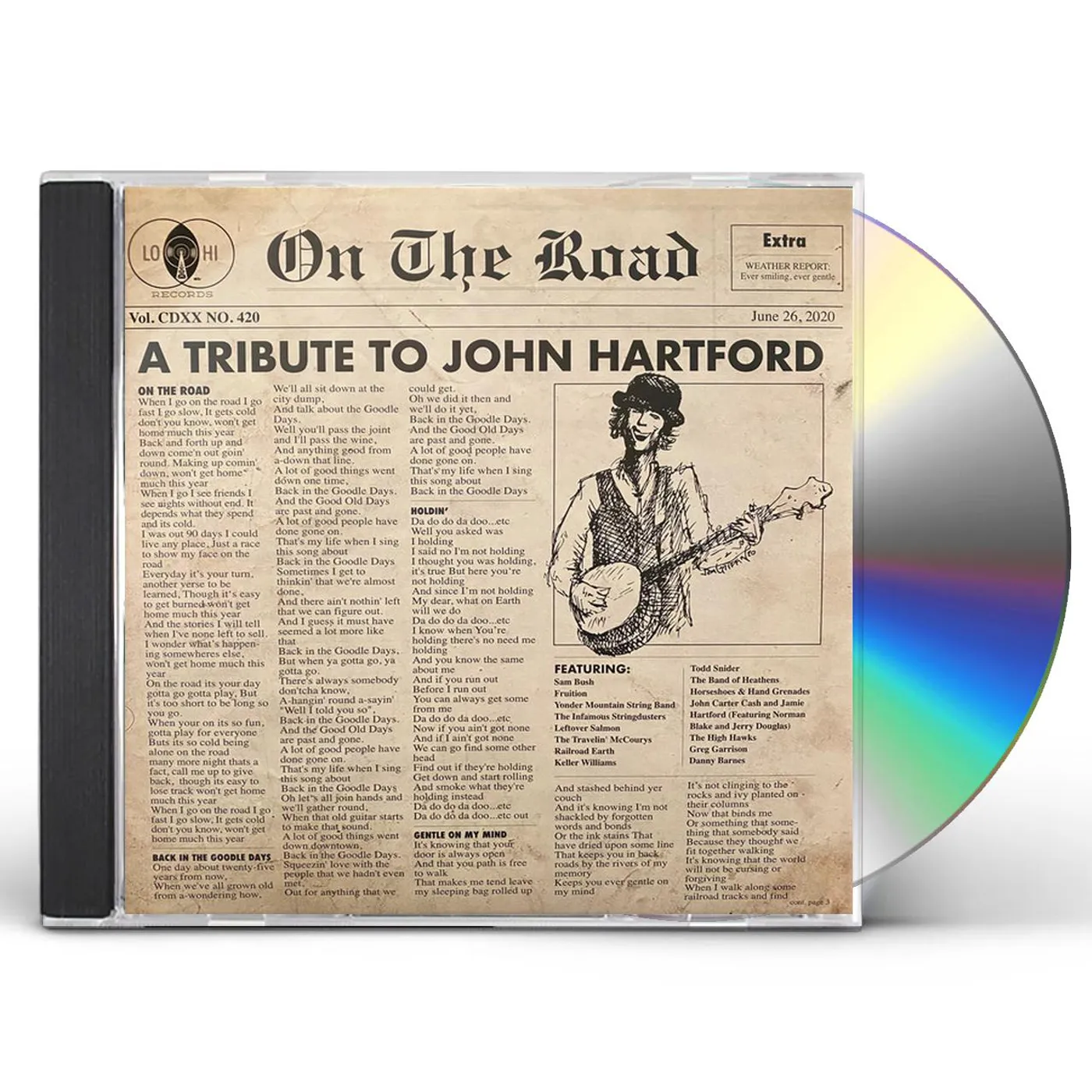 Various Artists  ON THE ROAD: A TRIBUTE TO JOHN HARTFORD CD