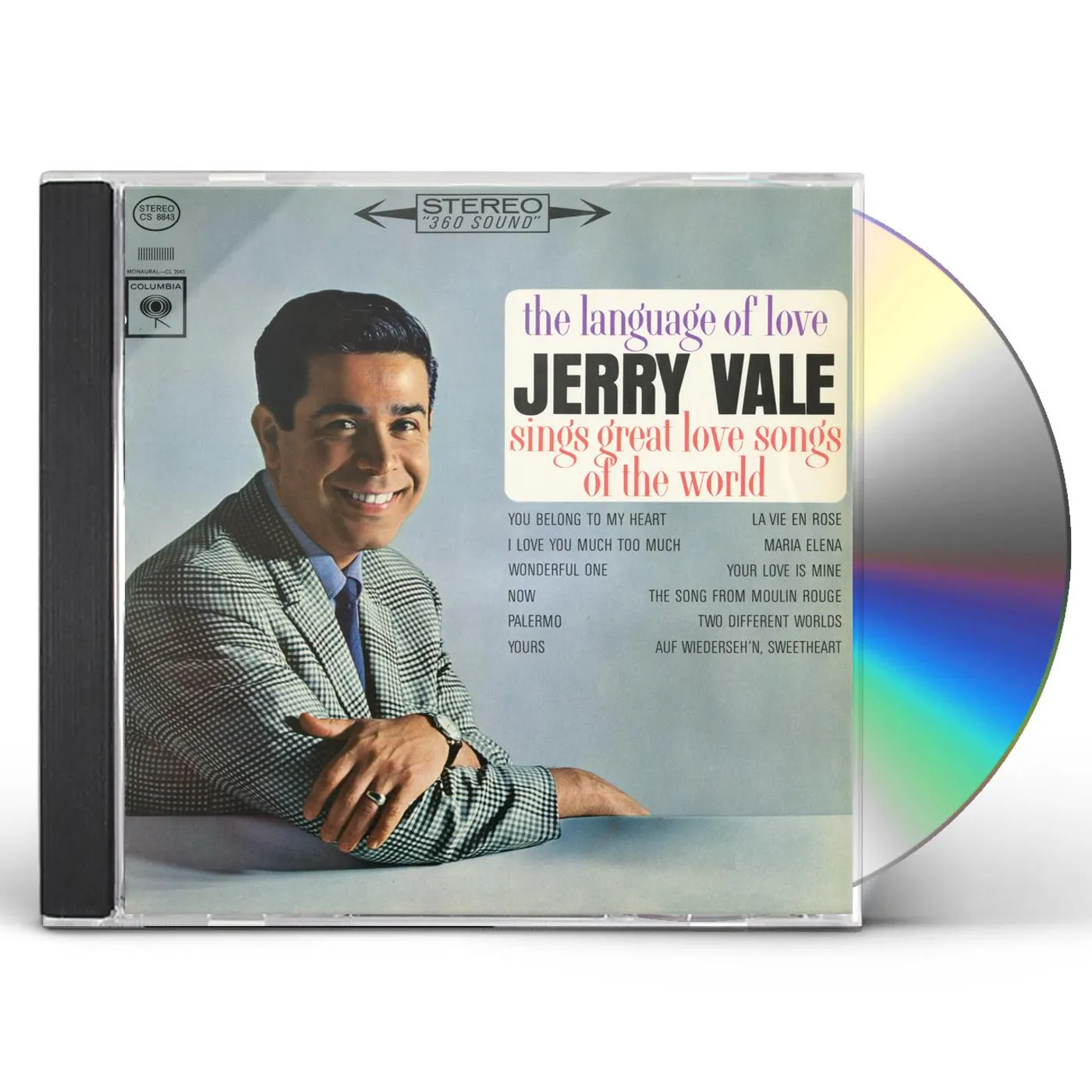 Jerry Vale THE LANGUAGE OF LOVE CD
