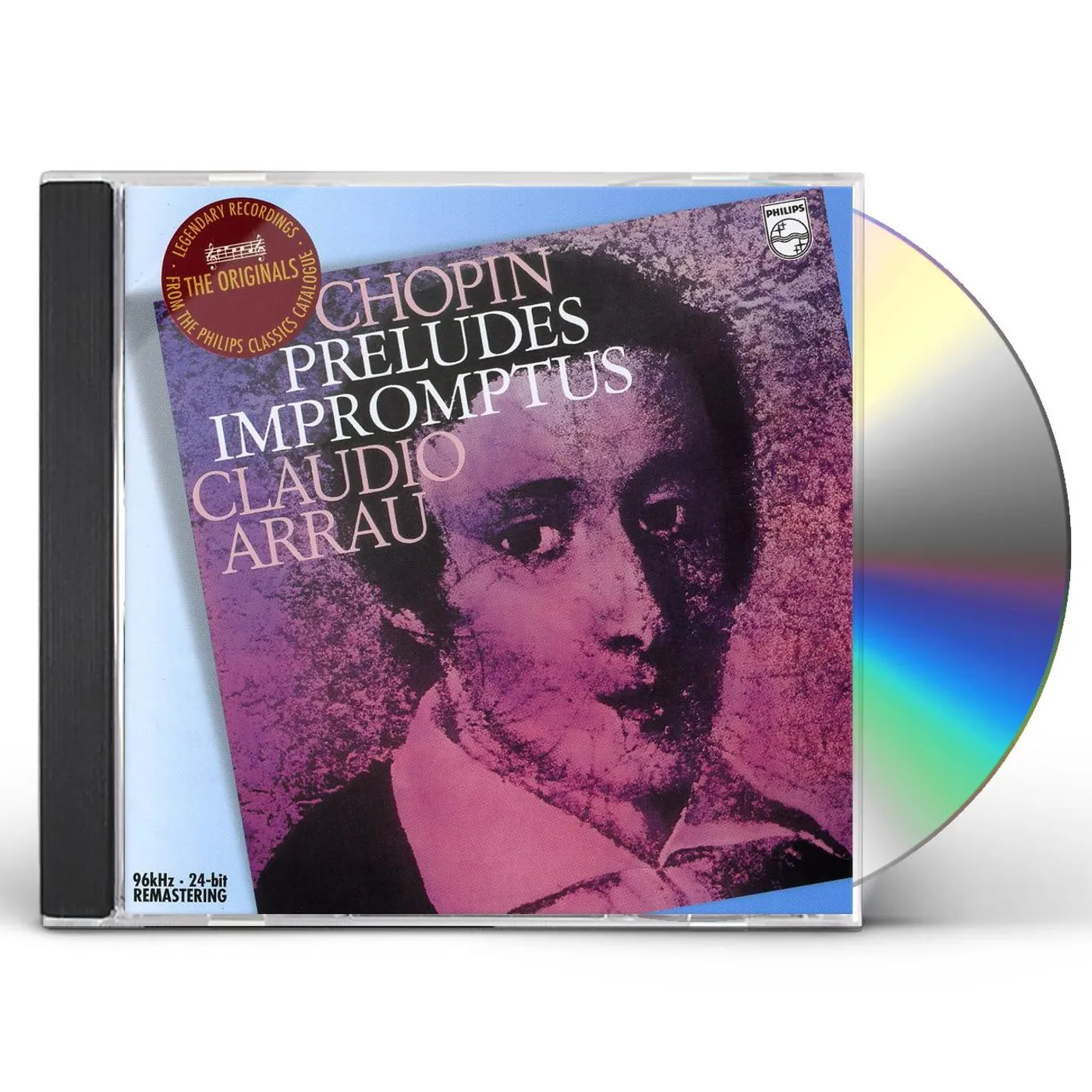 CHOPIN / CLAUDIO ARRAU PRELUDES IMPROMPTUS CD
