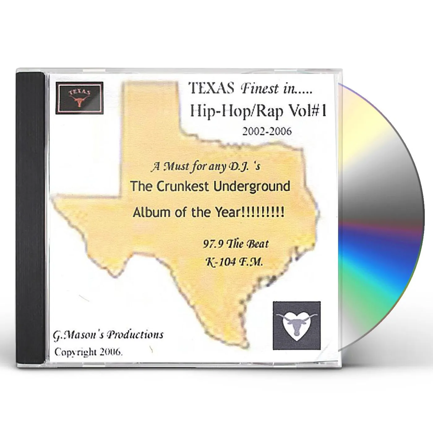 G. Mason's Productions HOTTEST UNDERGROUND ALBUM OF THE YEAR!!!! CD
