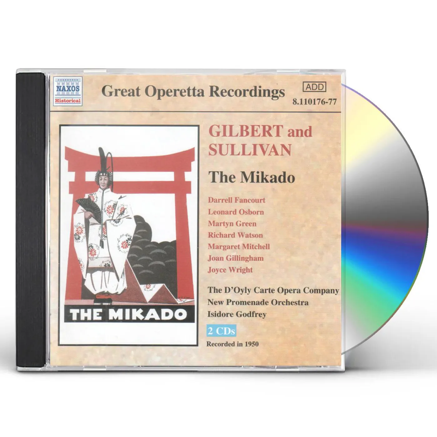 Gilbert & Sullivan MIKADO CD