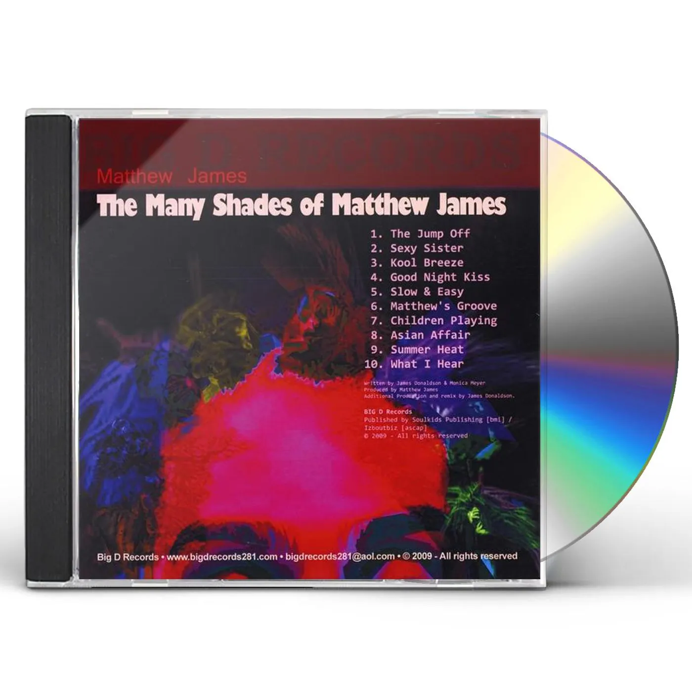 MANY SHADES OF MATTHEW JAMES CD