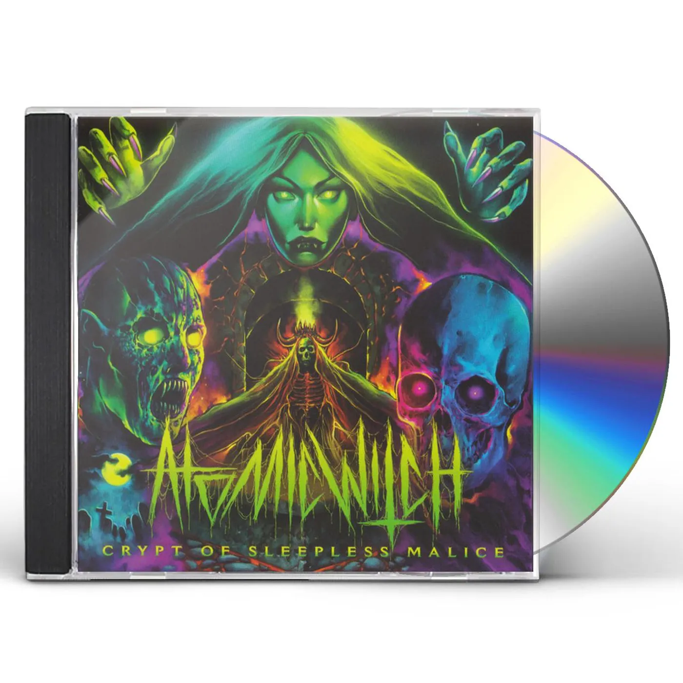 Atomic Witch CRYPT OF SLEEPLESS MALICE CD