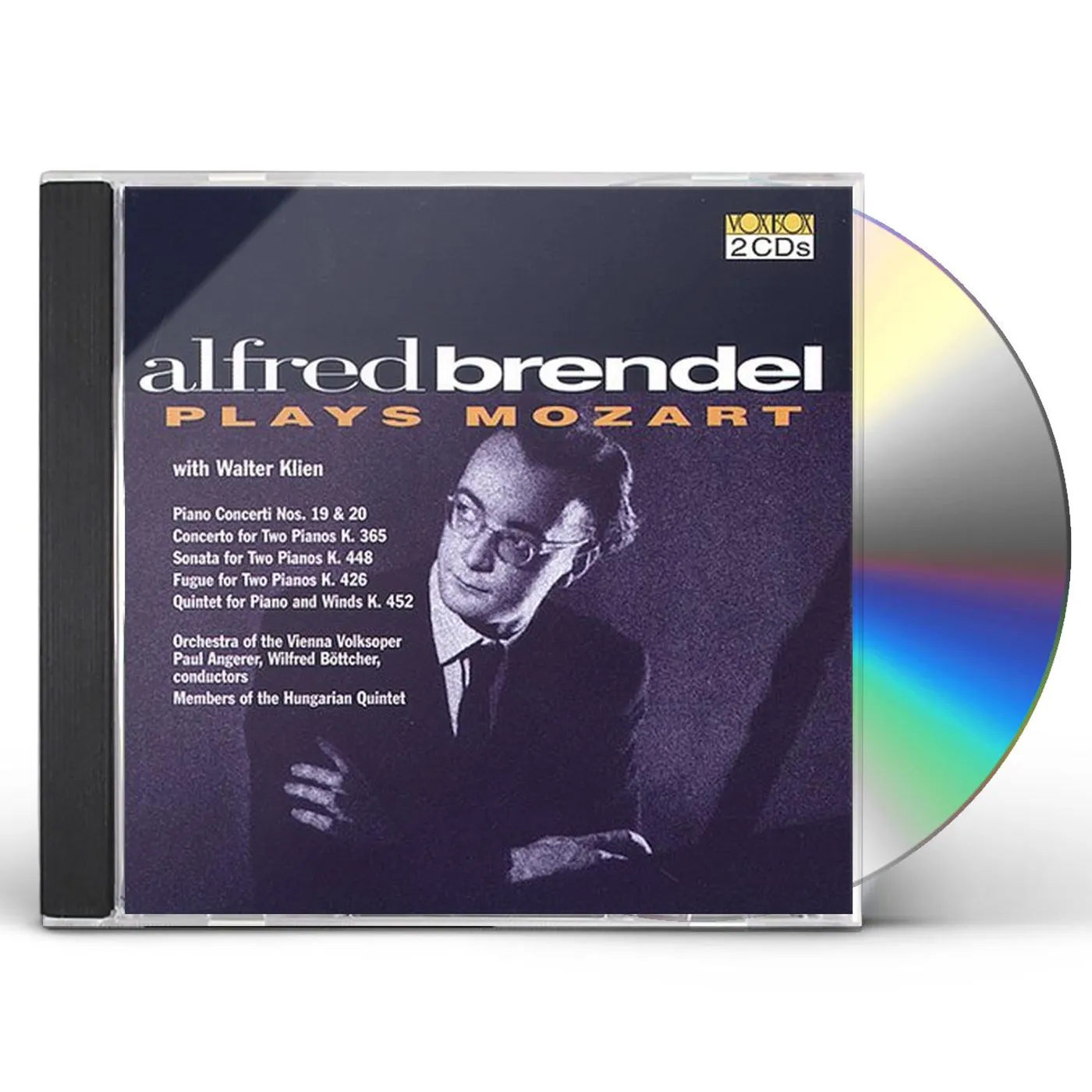 Wolfgang Amadeus Mozart PIANO CONCERTOS 19 & 20 / WORKS FOR 2 PIANOS CD