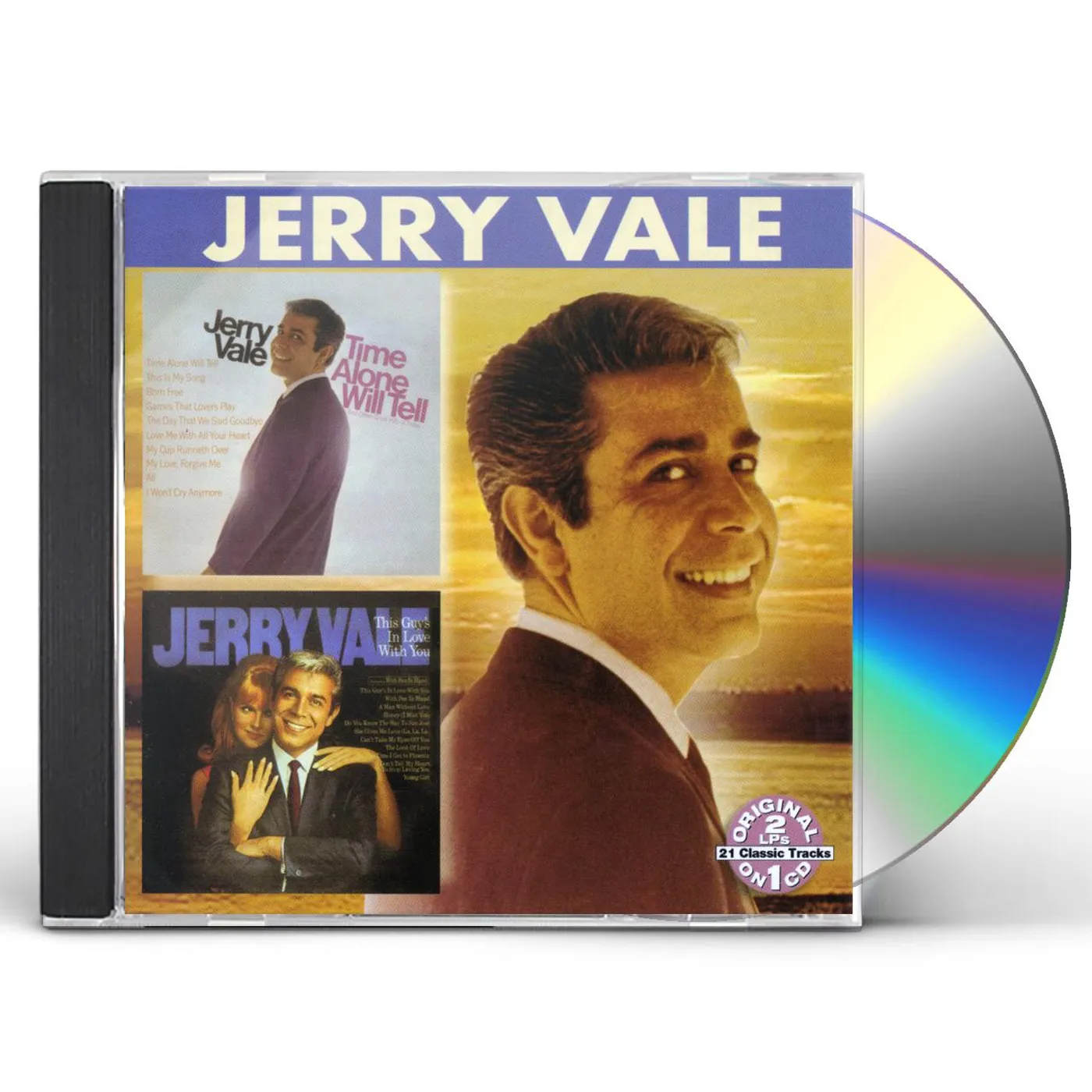 Jerry Vale TIME ALONE WILL TELL / THIS GUY'S IN LOVE WITH YO CD