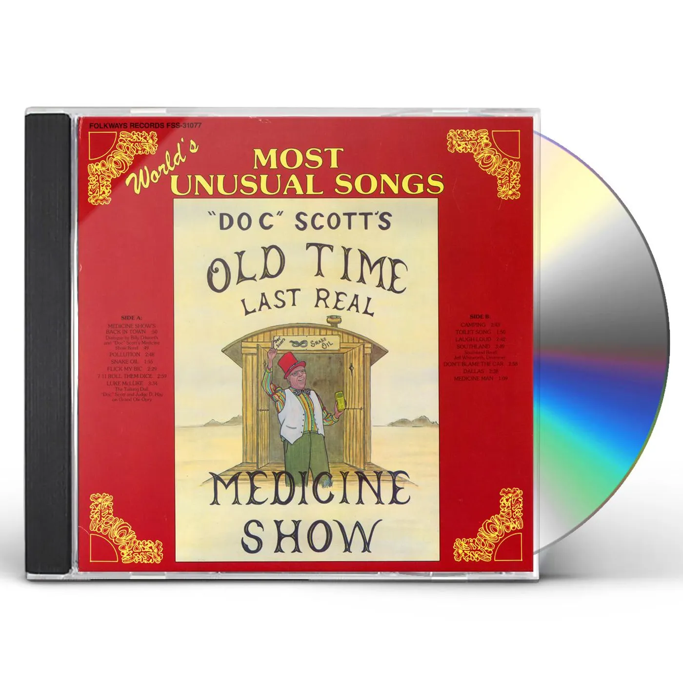 DOC TOMMY SCOTT'S LAST REAL MEDICINE SHOW CD