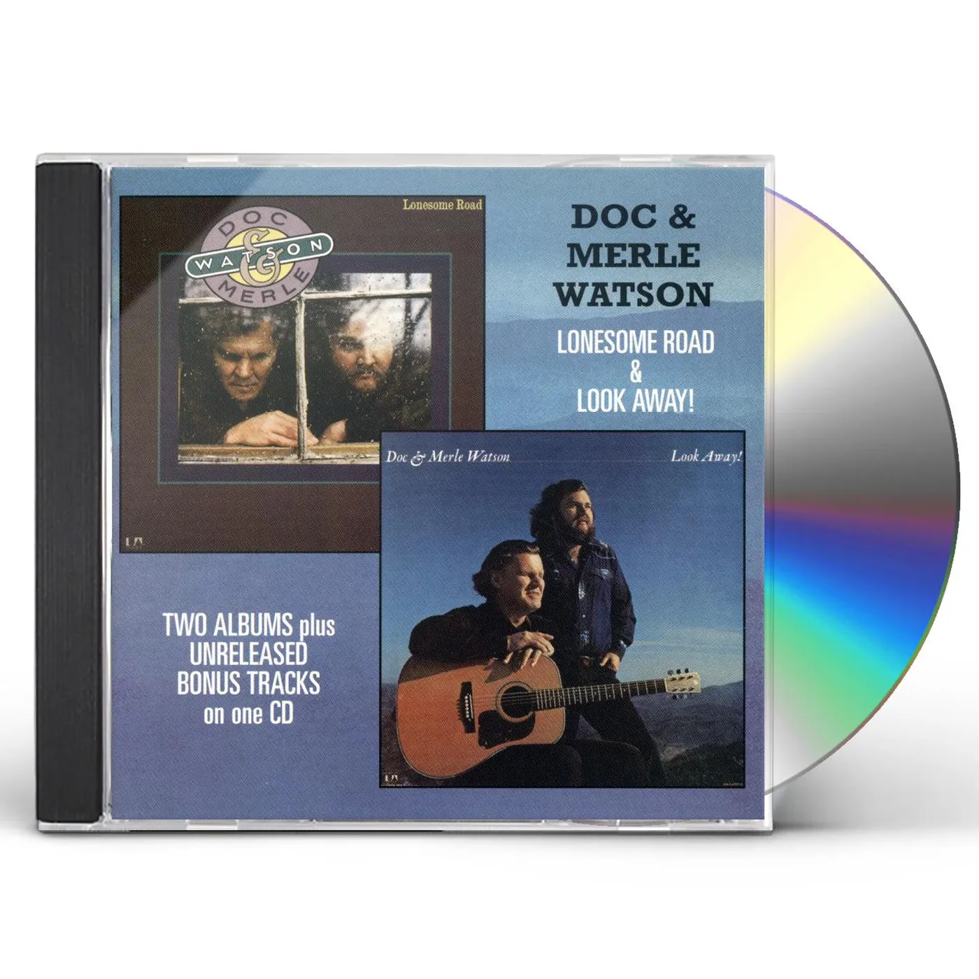 Doc & Merle Watson LONESOME ROAD & LOOK AWAY CD