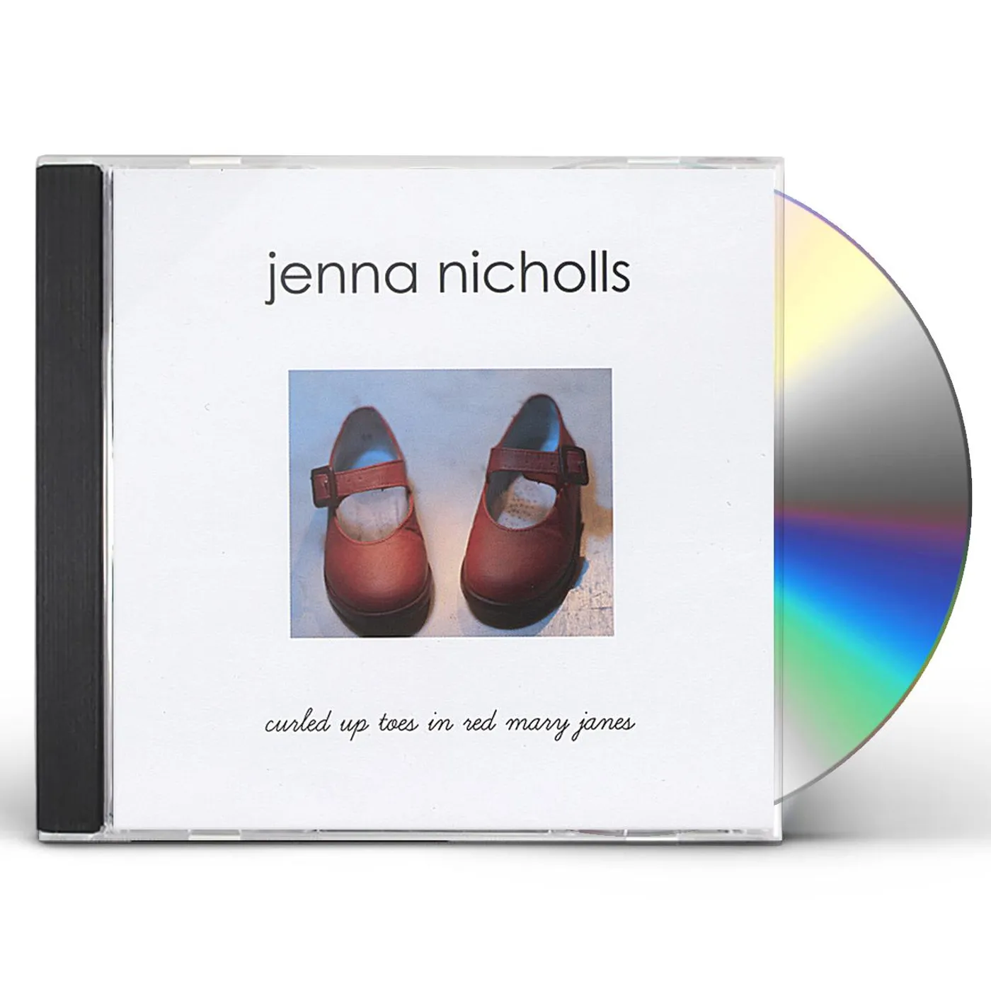 Jenna Nicholls CURLED UP TOES IN RED MARY JANES CD