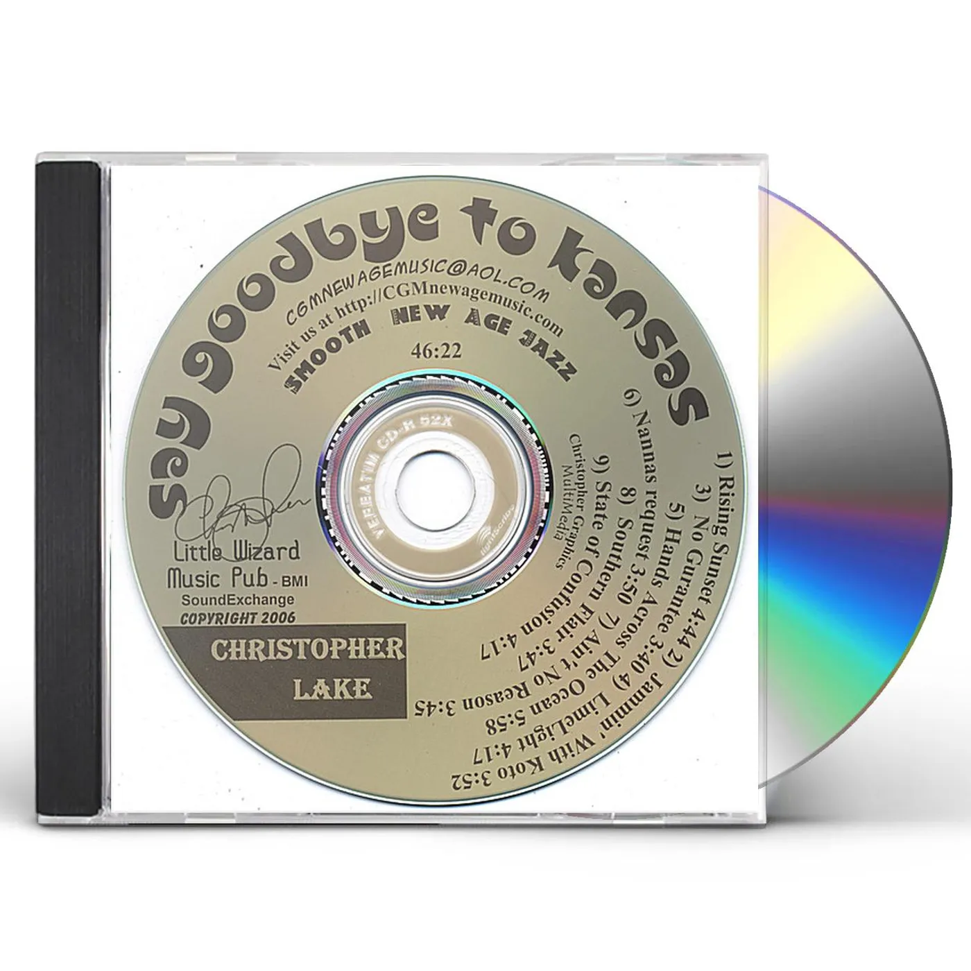 Christopher Lake SAY GOODBYE TO KANSAS CD