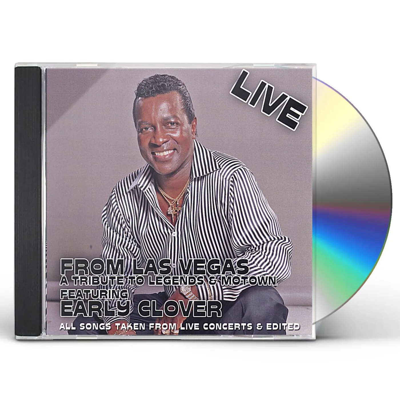 Early Clover LIVE FROM LAS VEGAS A TRIBUTE TO LEGENDS & MOTOWN CD