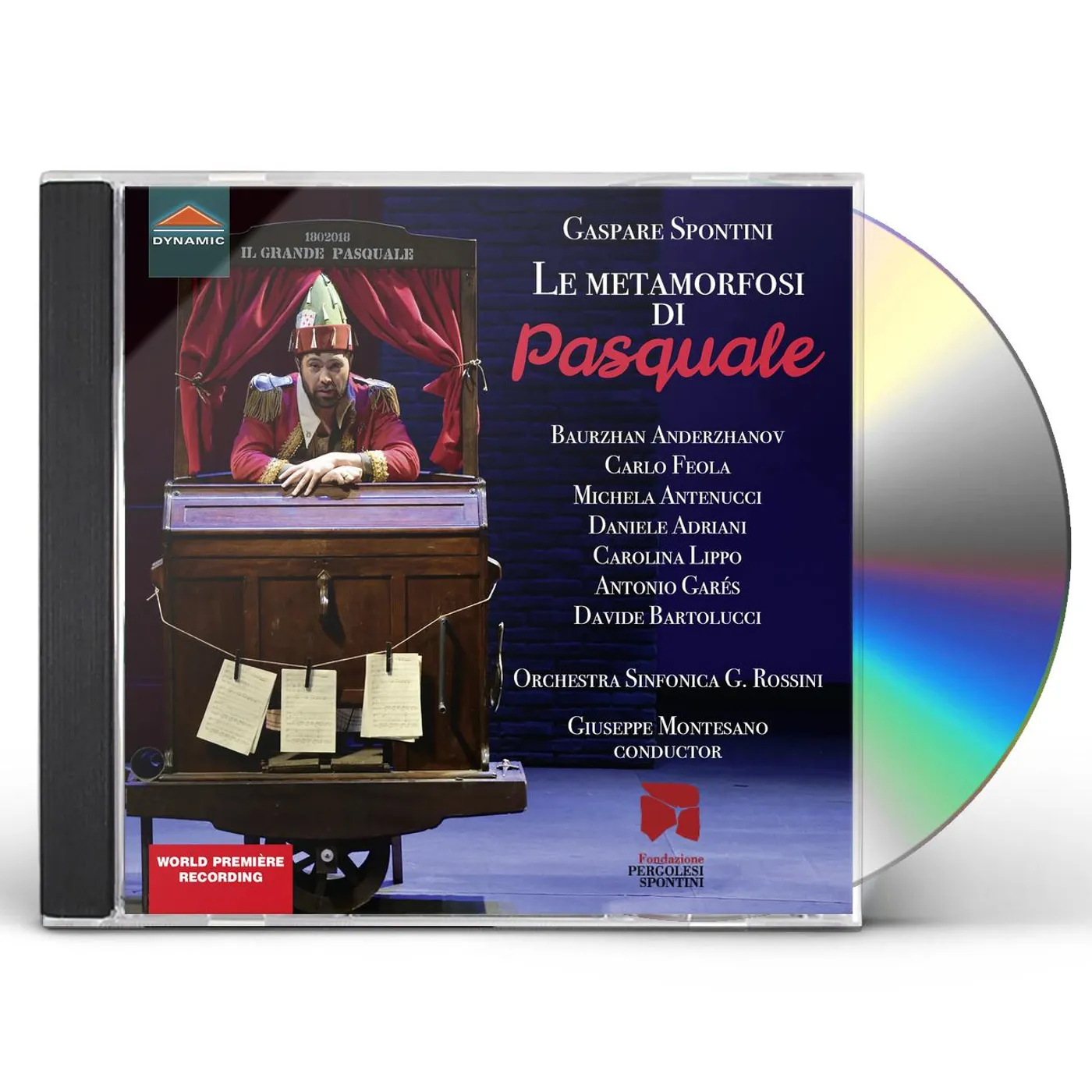 Various Artists  SPONTINI: LE METAMORFOSI DI PASQUALE CD