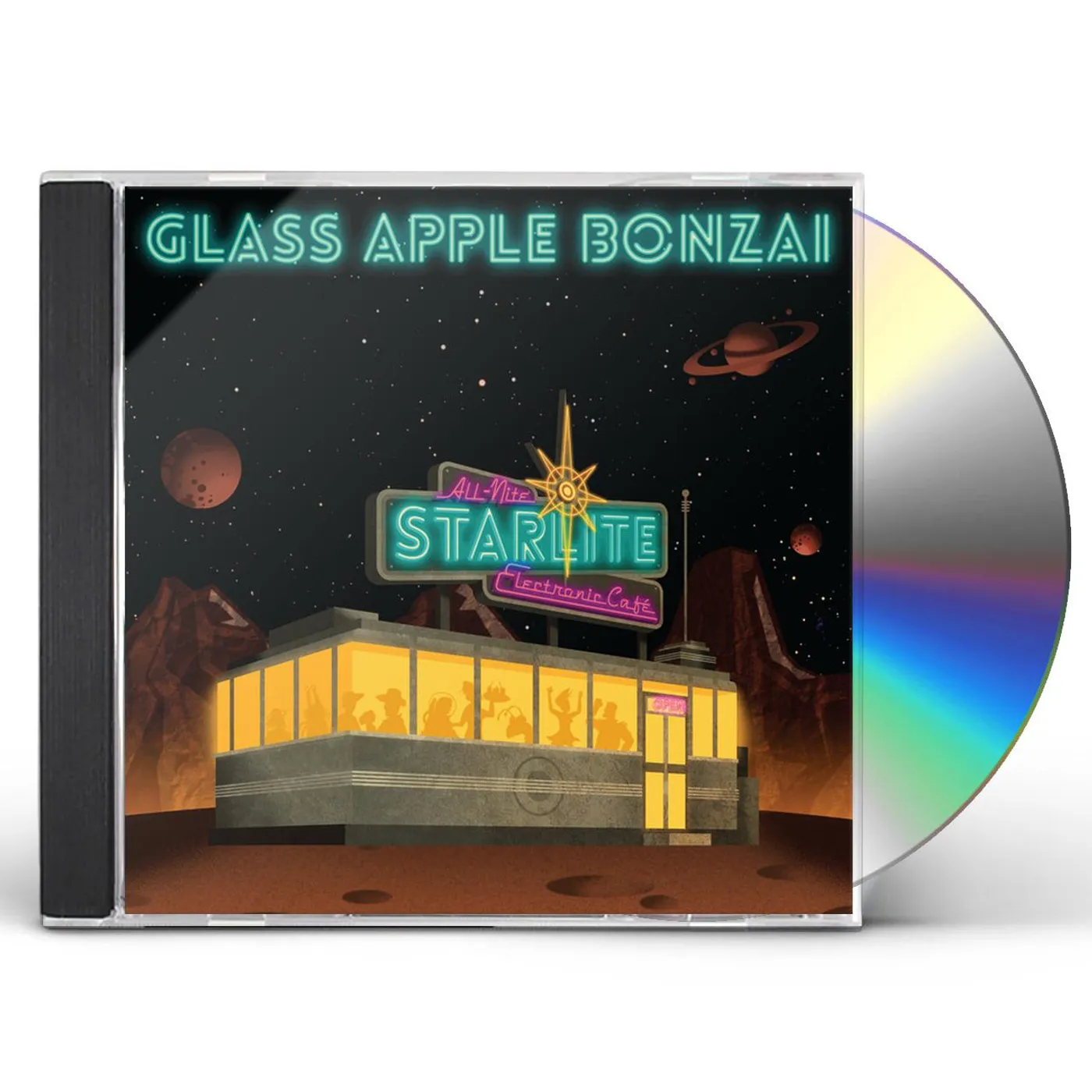 Glass Apple Bonzai ALL-NITE STARLITE ELECTRONIC CAFE CD