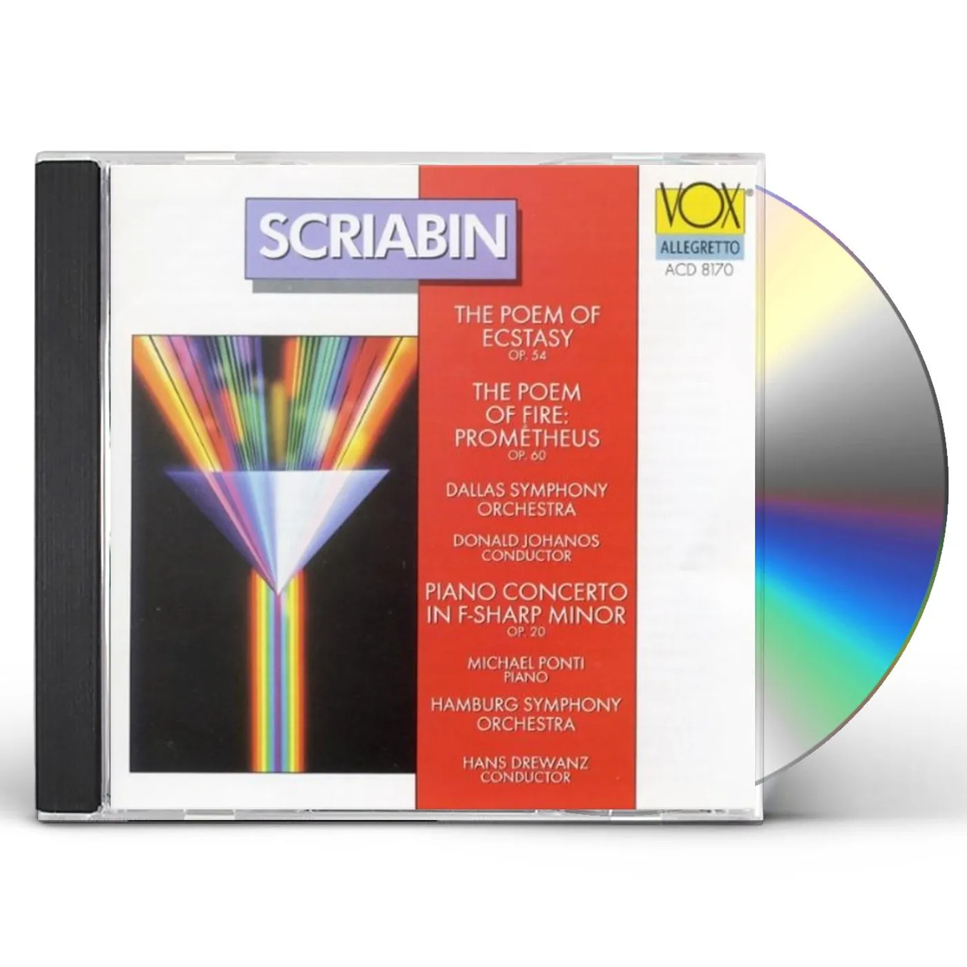 Scriabin SYMPHONIES 4 & 5 CD