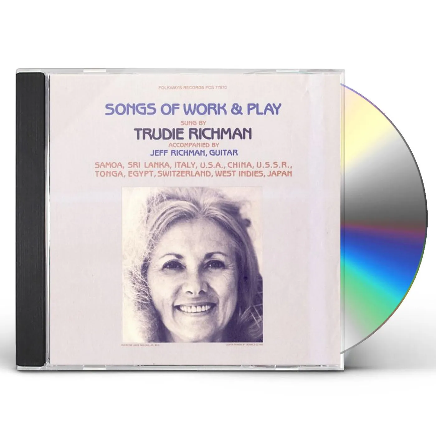 Trudie Richman SONGS OF WORK AND PLAY CD