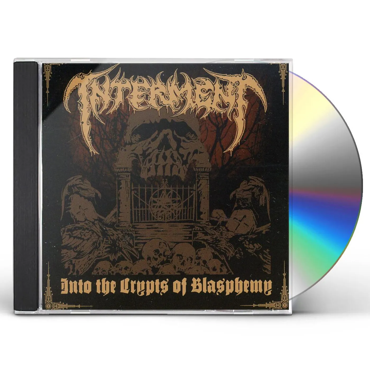Interment INTO THE CRYPTS OF BLASPHEMY CD