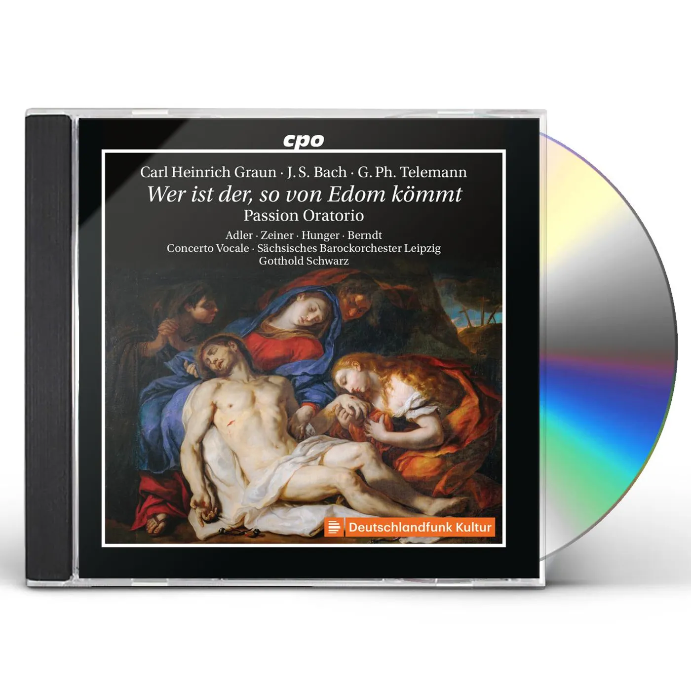 Various Artists  BACH, GRAUN, & TELEMANN: PASSION ORATORIO - WER IST DER, SO VON EDOM KOMMT CD