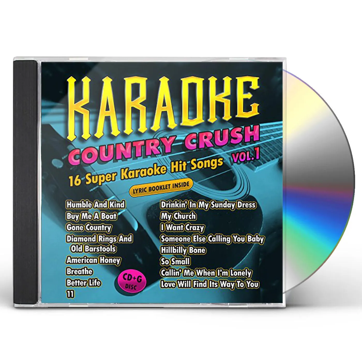 Karaoke Cloud COUNTRY CRUSH 1 CD