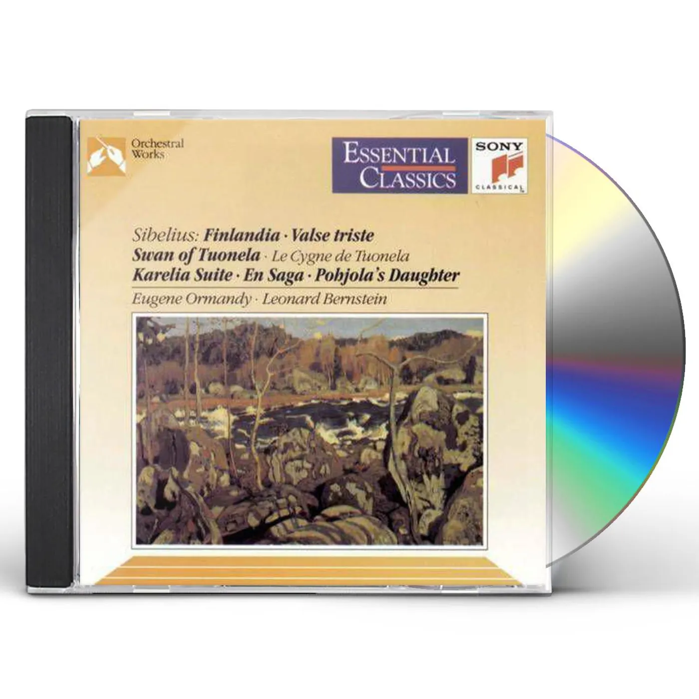 SIBELIUS, BERNSTEIN and NYP FINLANDIA / SWAN OF TUONELA CD