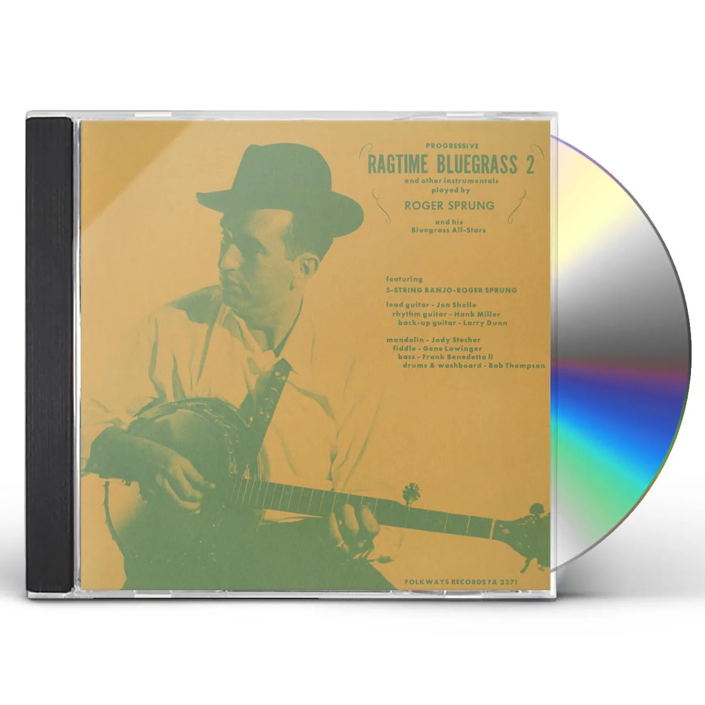 Roger Sprung PROGRESSIVE RAGTIME BLUEGRASS - VOL. 2 CD