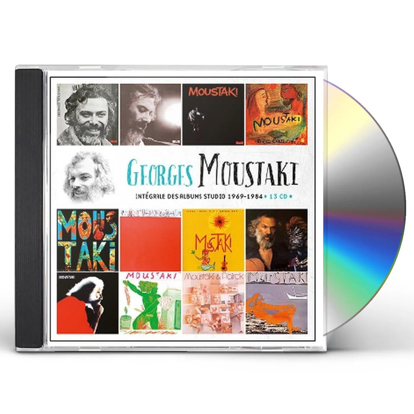 Georges Moustaki INTEGRALE DES ALBUMS STUDIO 1969 CD