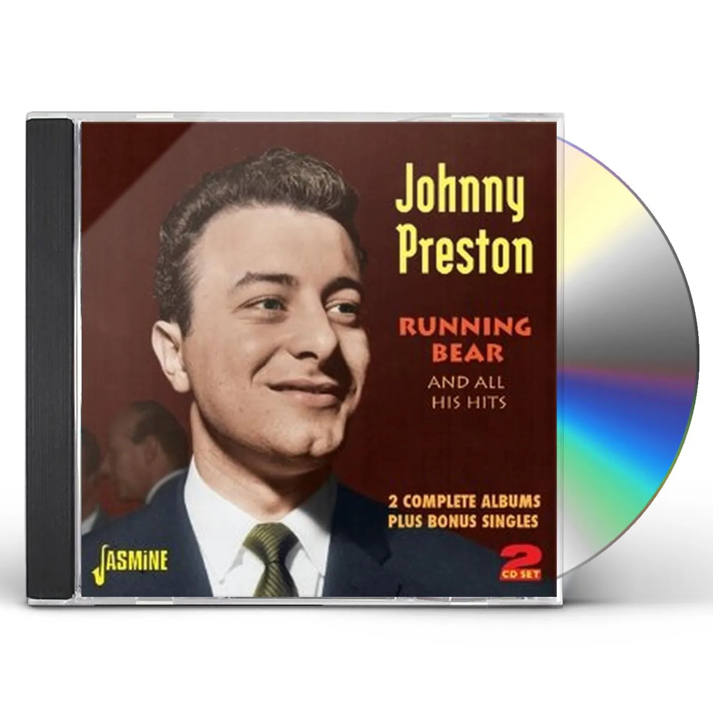 Johnny Preston RUNNING BEAR & ALL HIS HITS-2 COMPLETE ALBUMS PLUS CD