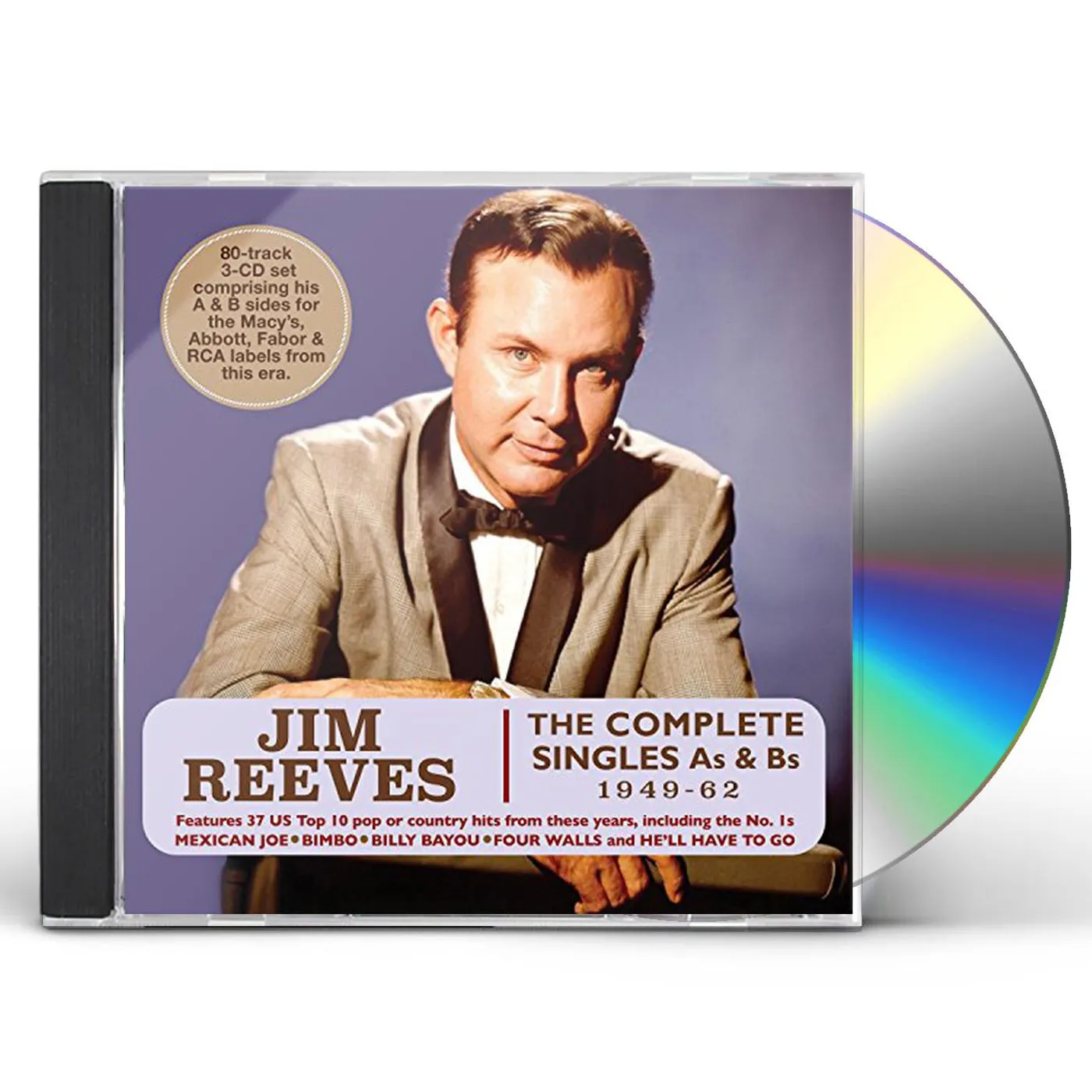 Jim Reeves COMPLETE SINGLES AS & BS 1949-62 CD