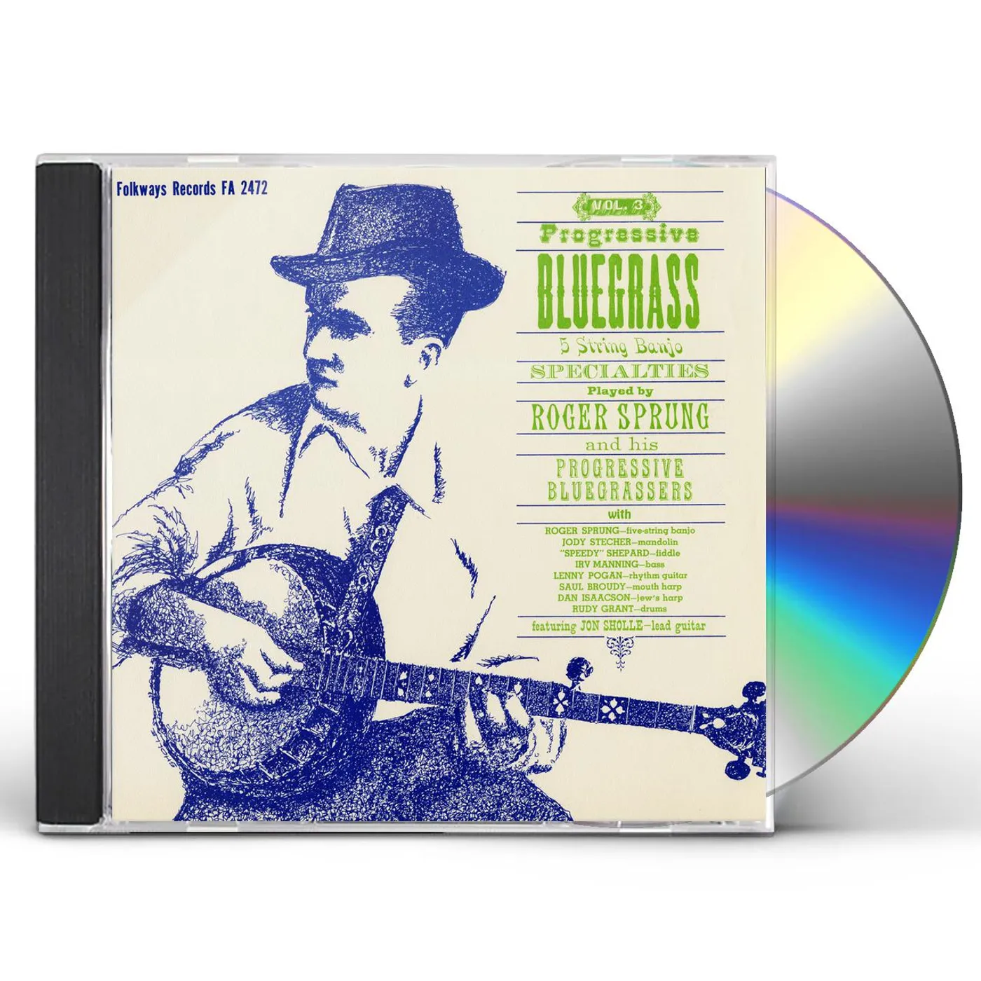 Roger Sprung PROGRESSIVE BLUEGRASS VOL. 3 CD