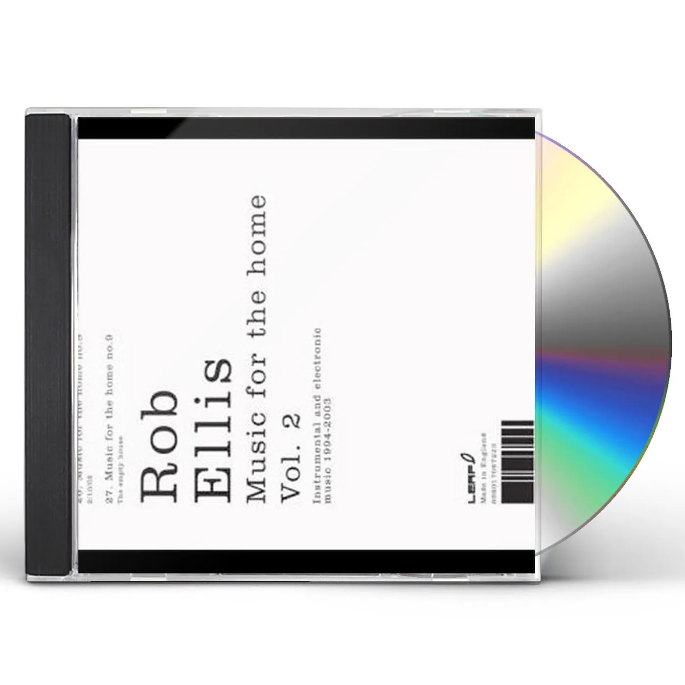 Rob Ellis MUSIC FOR THE HOME 2 CD