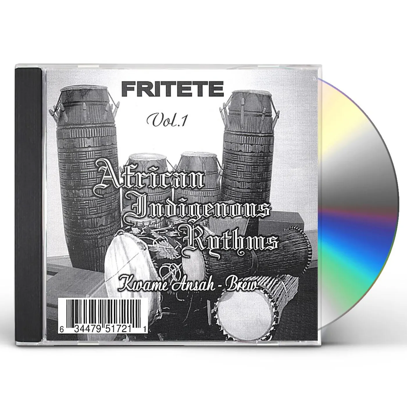 Kwame Ansah-Brew FRITETE (AFRICAN INDIGENOUS RHYTHMS) CD