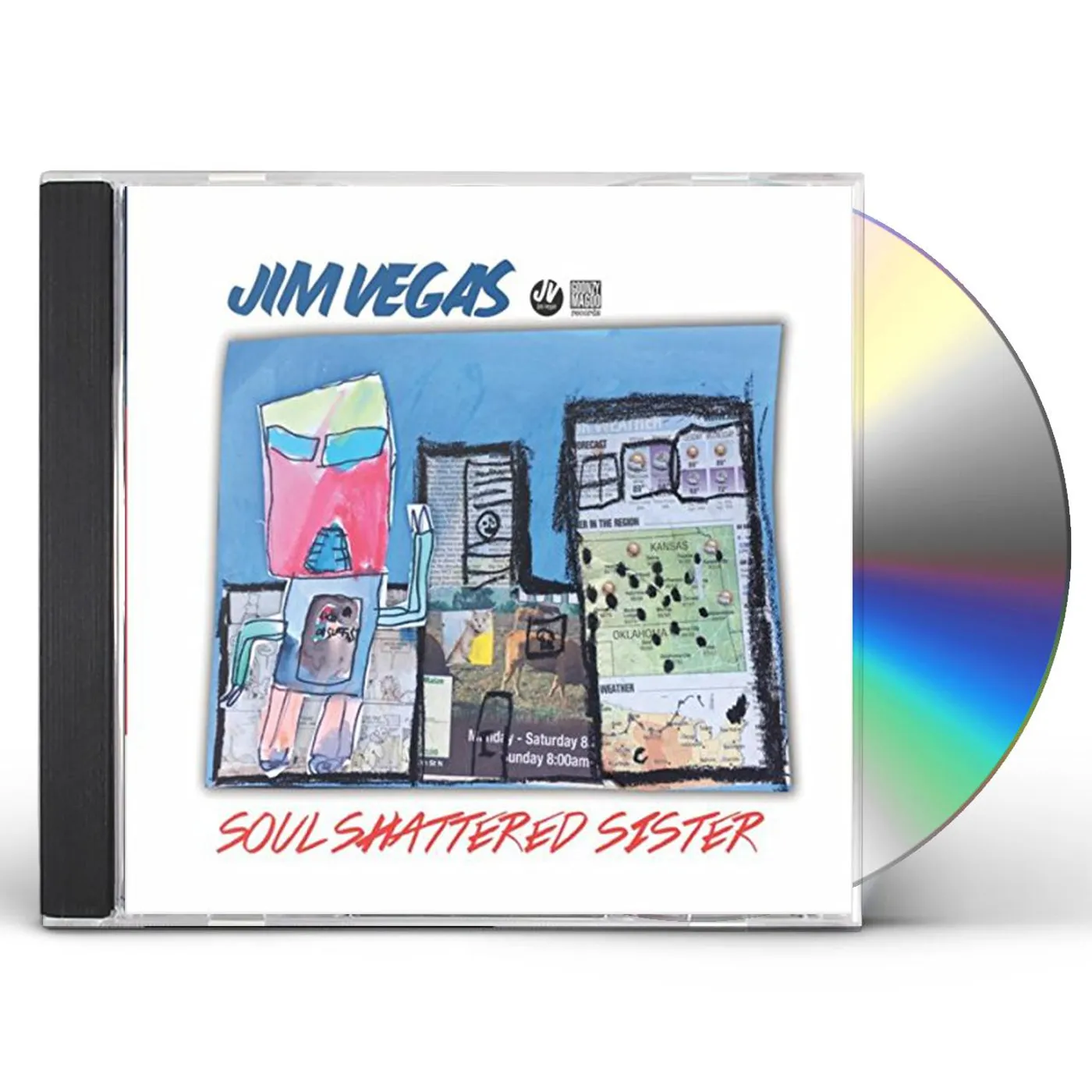 Jim Vegas SOUL SHATTERED SISTER CD