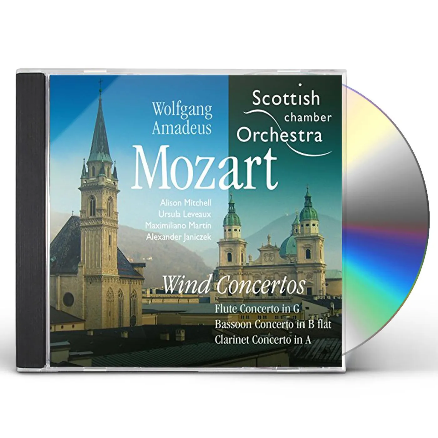 Wolfgang Amadeus Mozart WIND CONCERTOS CD
