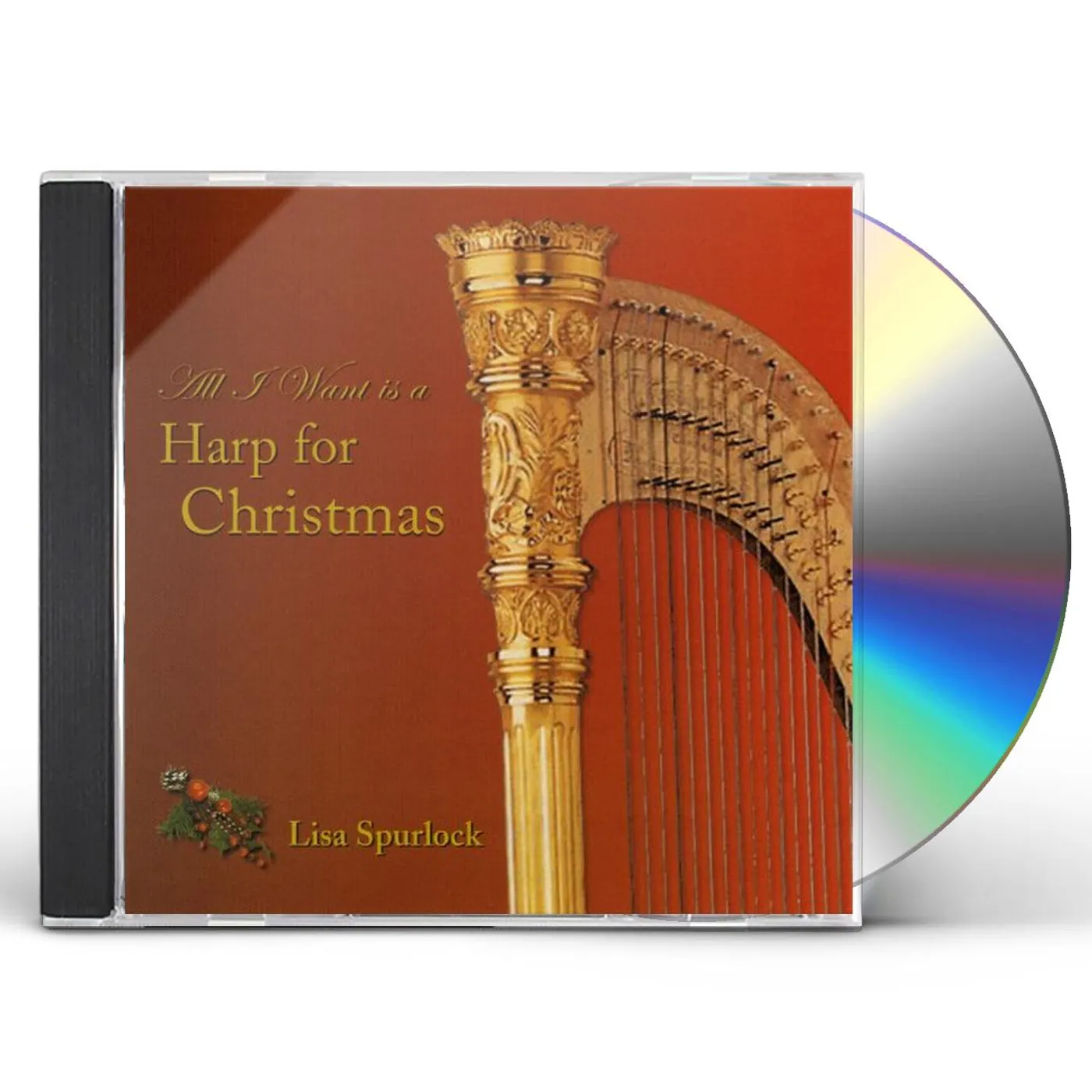 Lisa Spurlock ALL I WANT IS A HARP FOR CHRISTMAS CD