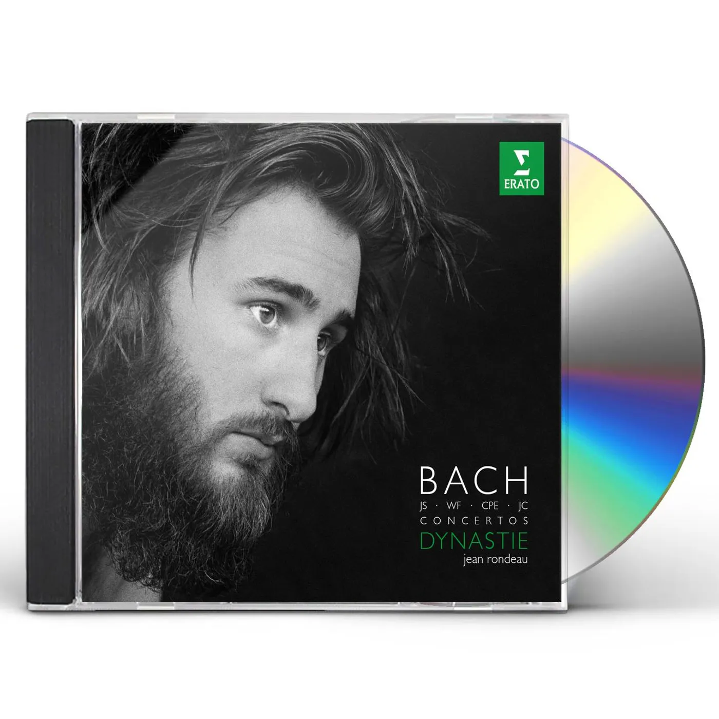 Bach / Jean Rondeau FIVE CONCERTOS FOR HARPSICHORD CD