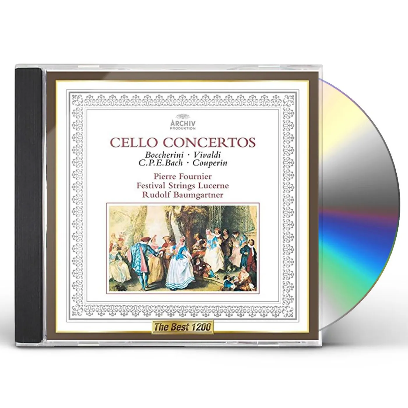 Pierre Fournier BAROQUE CELLO CONCERTOS CD
