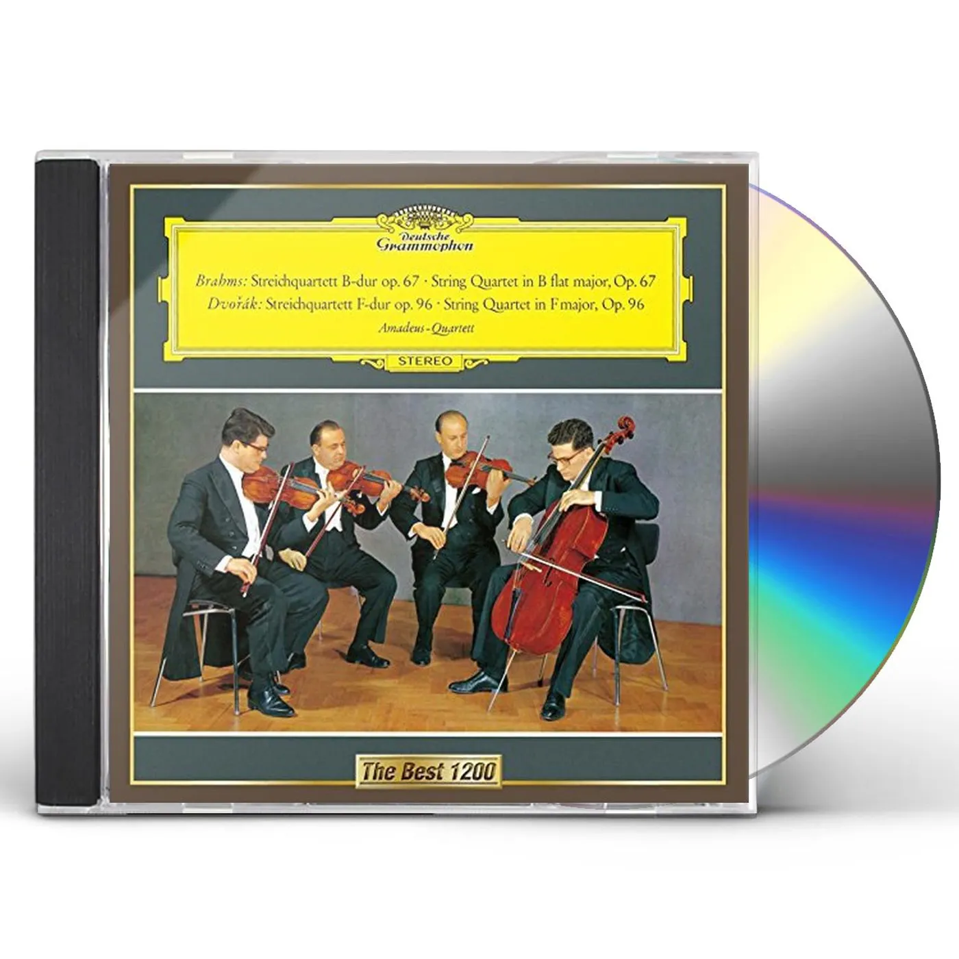 Amadeus Quartet BRAHMS: STRING QUARTETS NO. 1 & NO. 2 CD