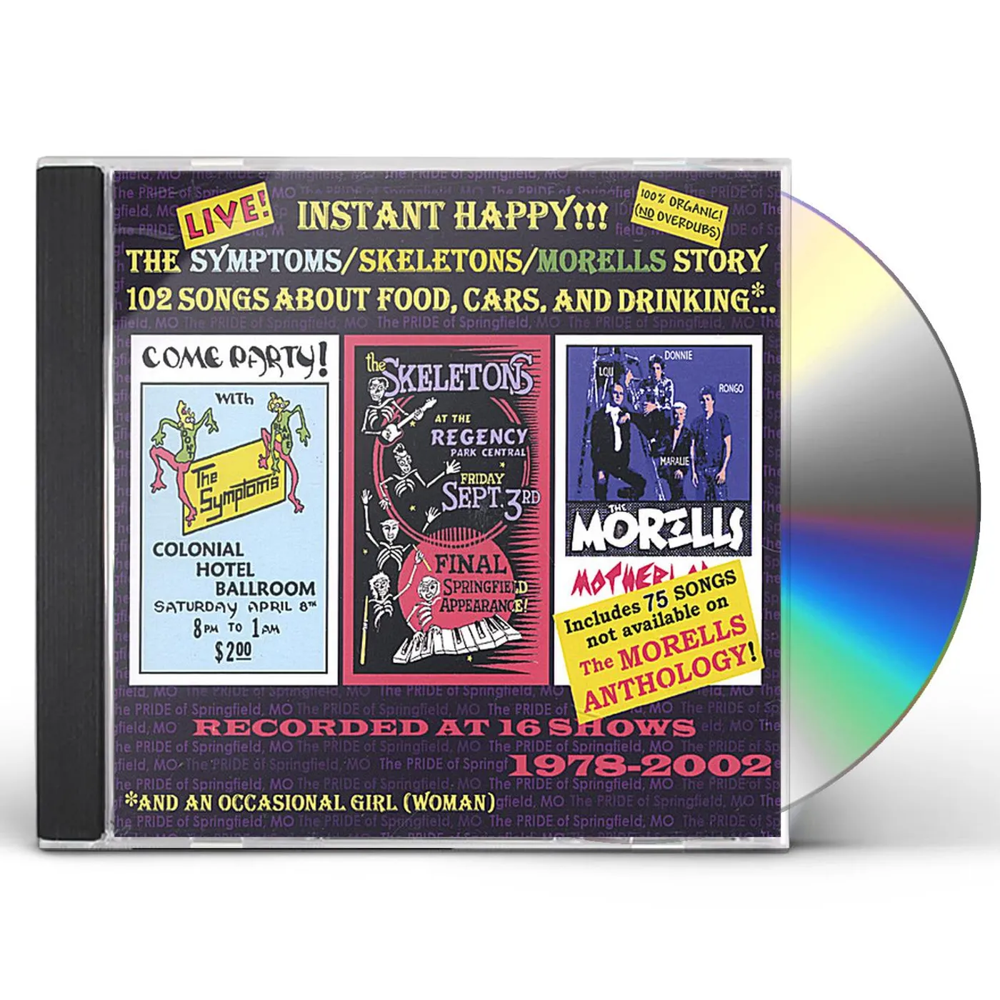 INSTANT HAPPY: SYMPTOMS / SKELETONS / The Morells STOR CD
