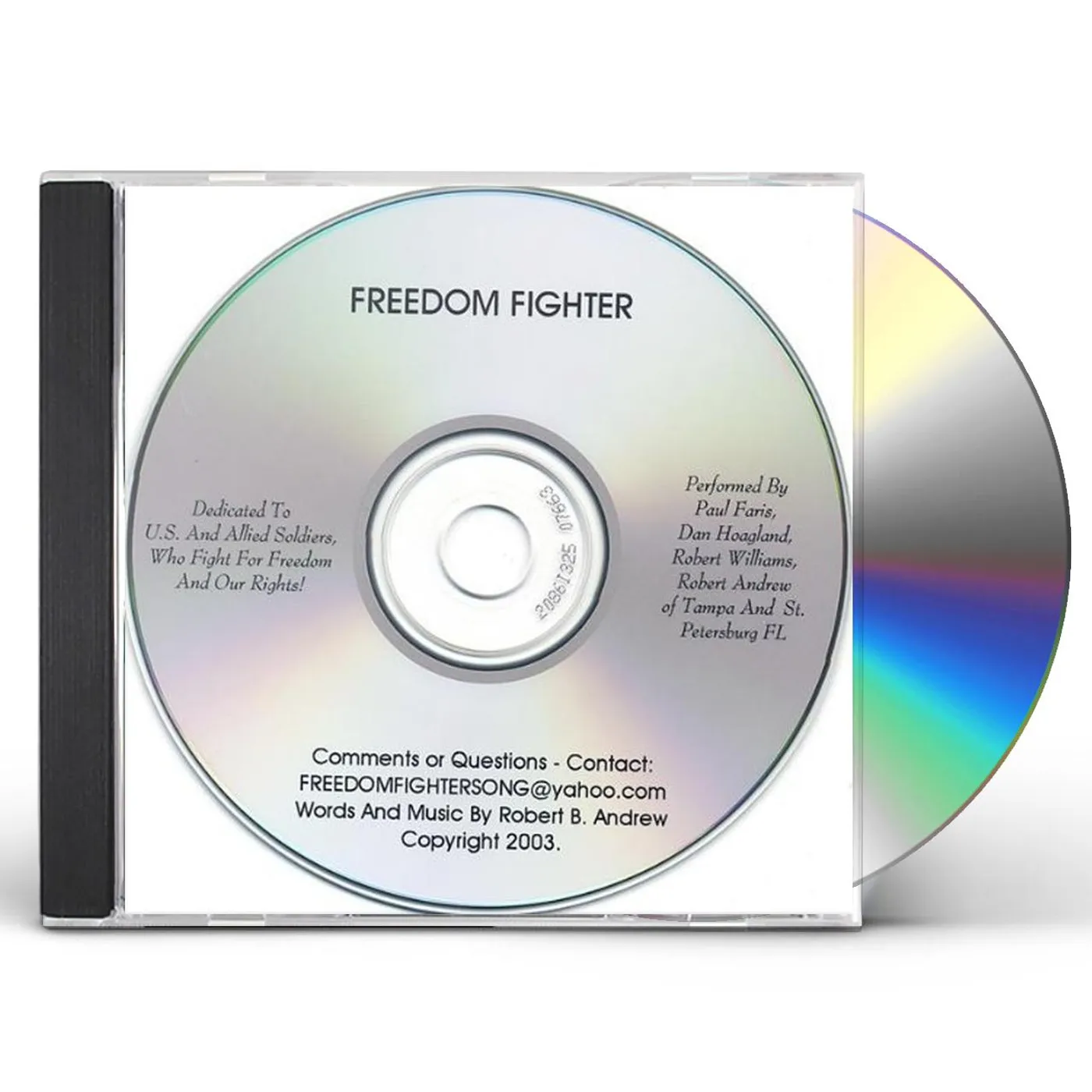 Robert Andrew FREEDOM FIGHTER CD