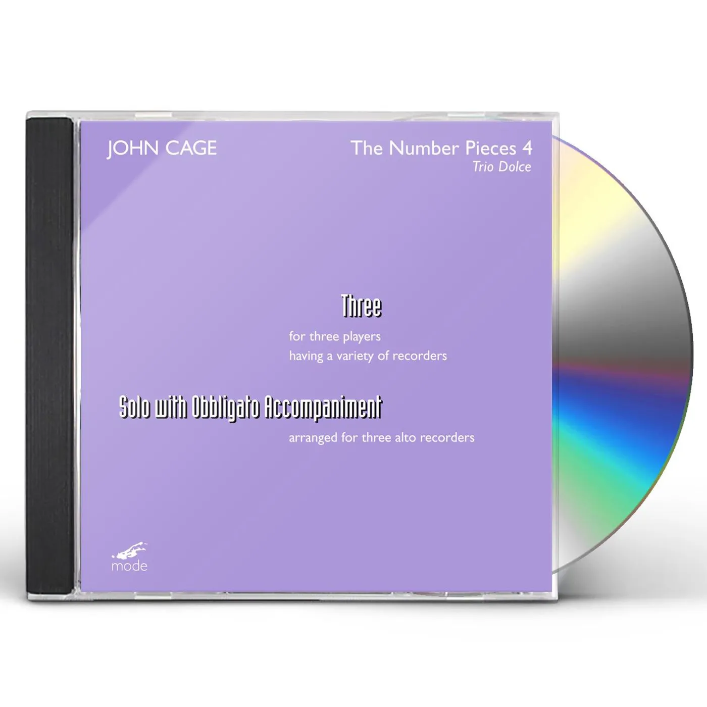 John Cage THREE SOLO FOR THREE VOICES CD