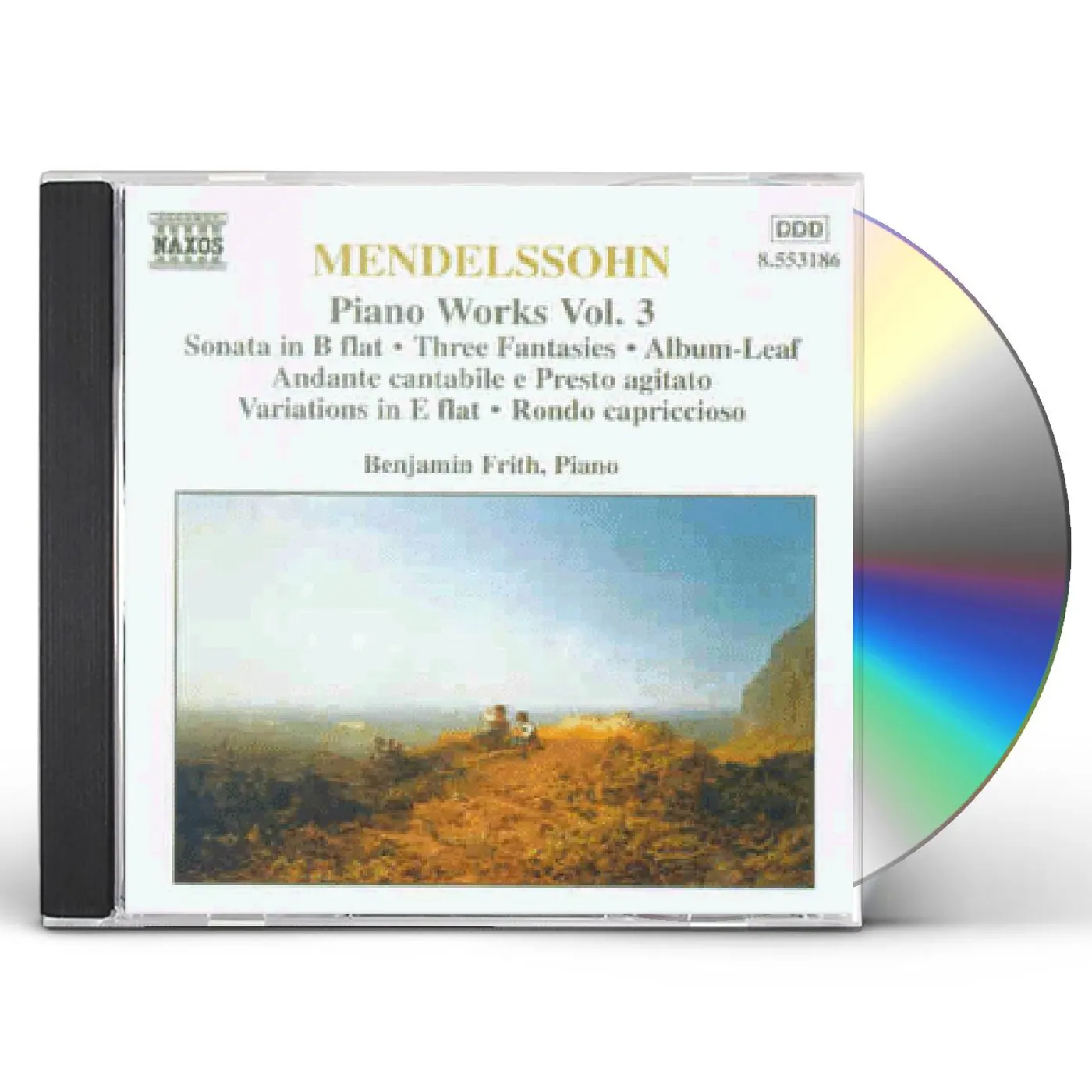 Mendelssohn PIANO WORKS 3 CD
